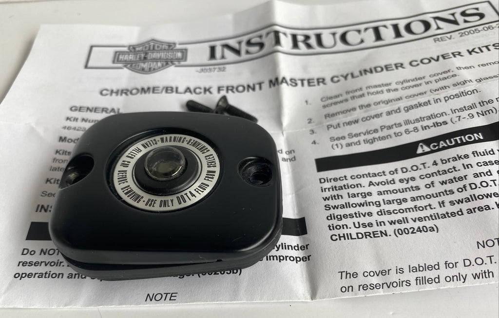 Couvercle de maitre cylindre de frein avant Harley Davidson REF OEM 46423-05A