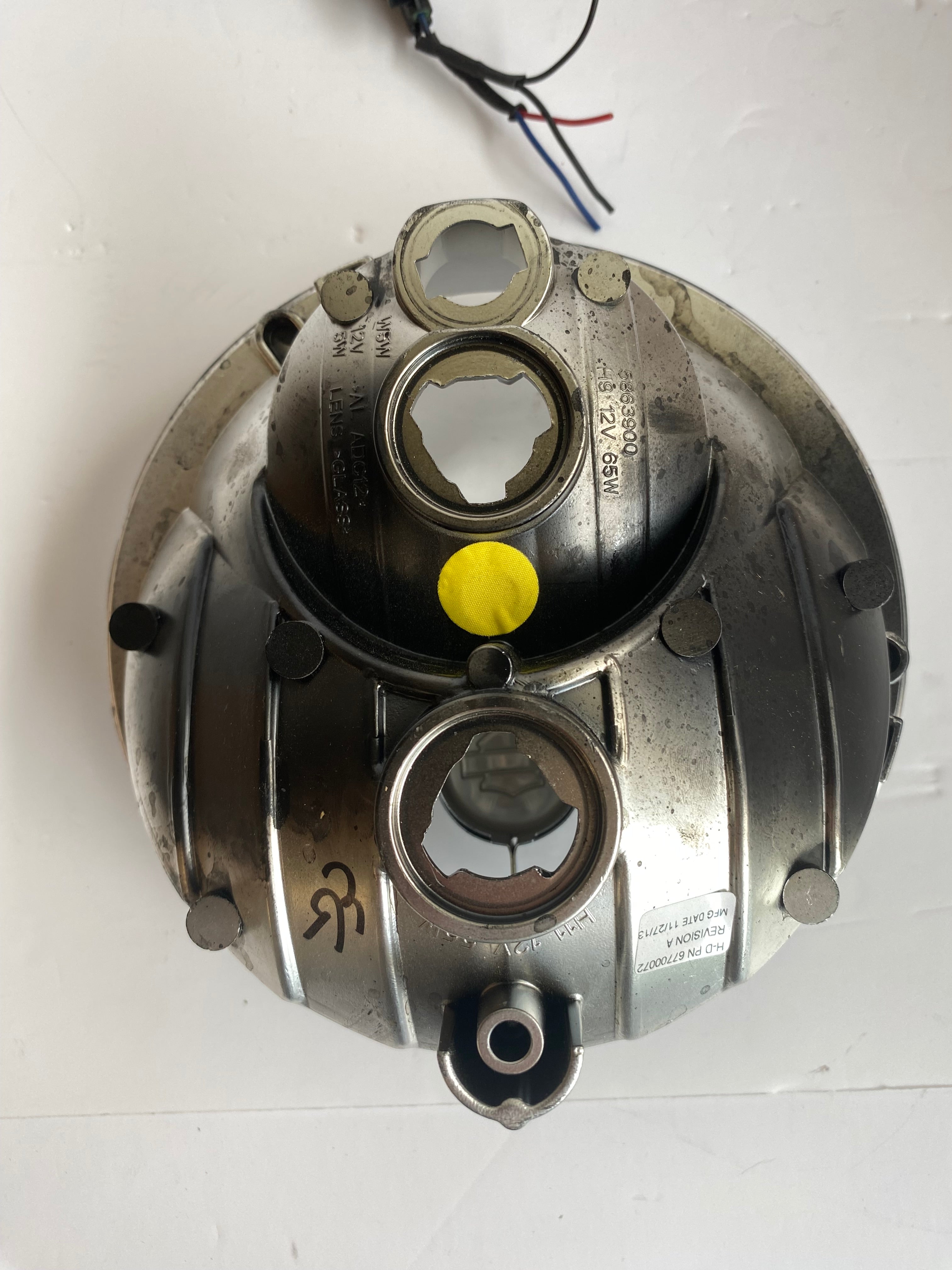 Optique de phare 7 pouces Touring Harley Davidson REF OEM 67700072