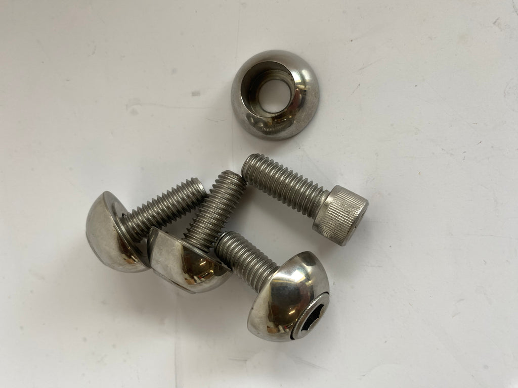 Kit de 4 vis fixation Rick's garde boue arriere de Softail Harley Davidson REF WW 31-120