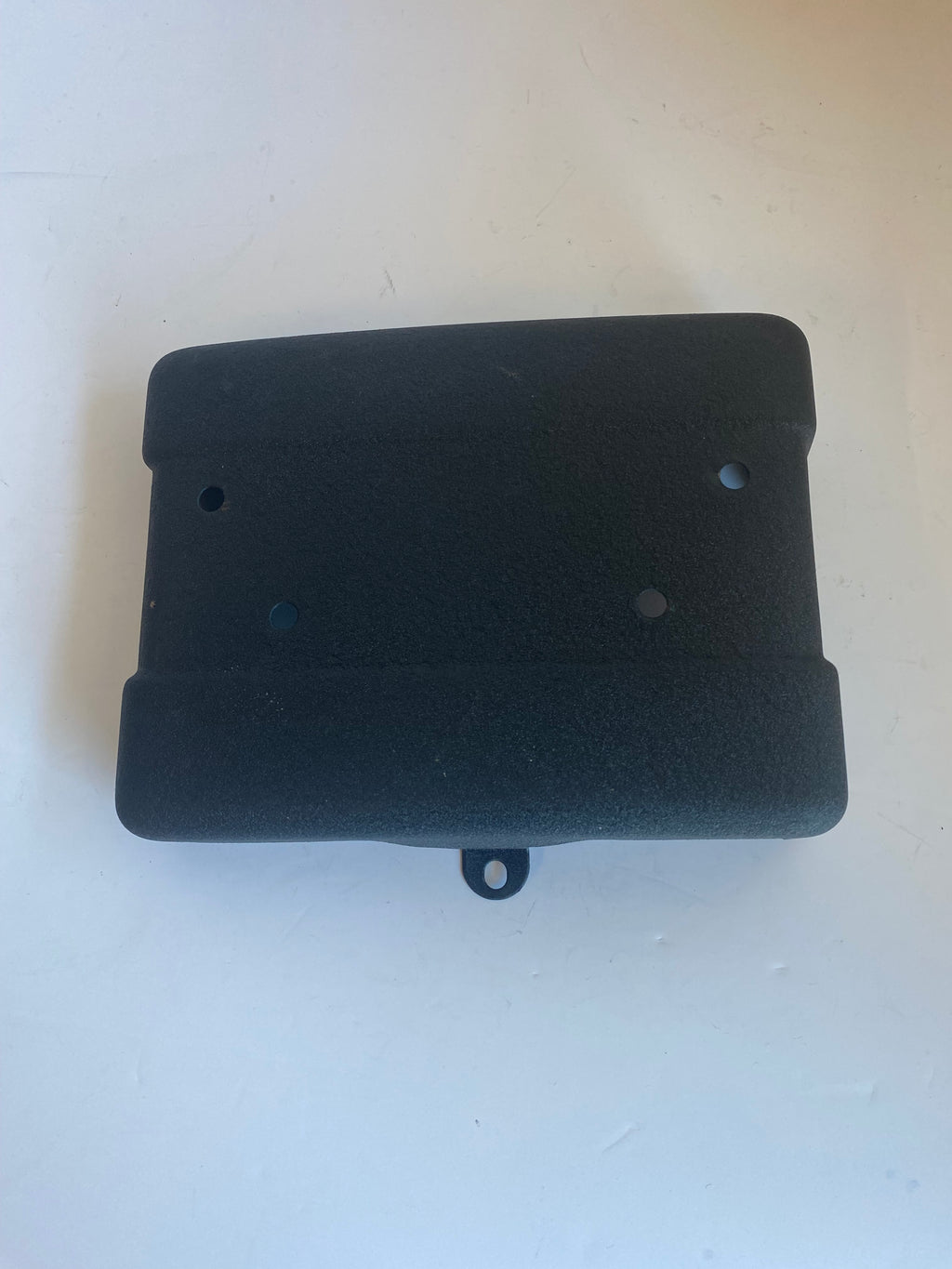 Cache batterie noir wrinkle Dyna Harley Davidson REF OEM 66234-06