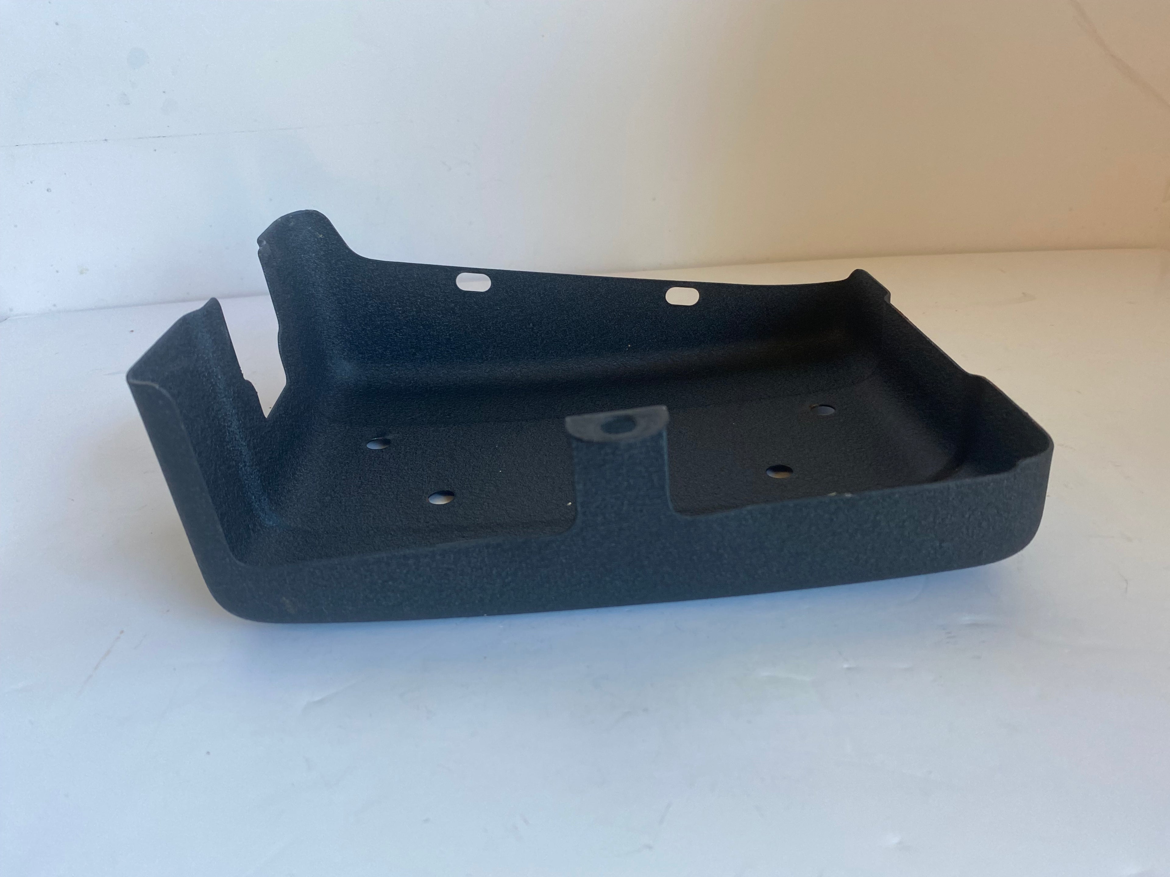 Cache batterie noir wrinkle Dyna Harley Davidson REF OEM 66234-06