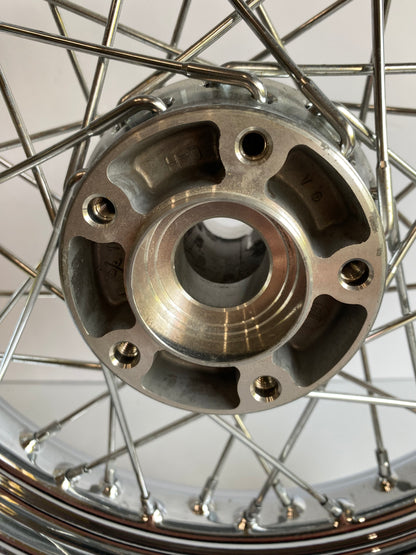 Roue à rayons avant chromée 16 pouces Softail Harley Davidson REF OEM 40700-05A