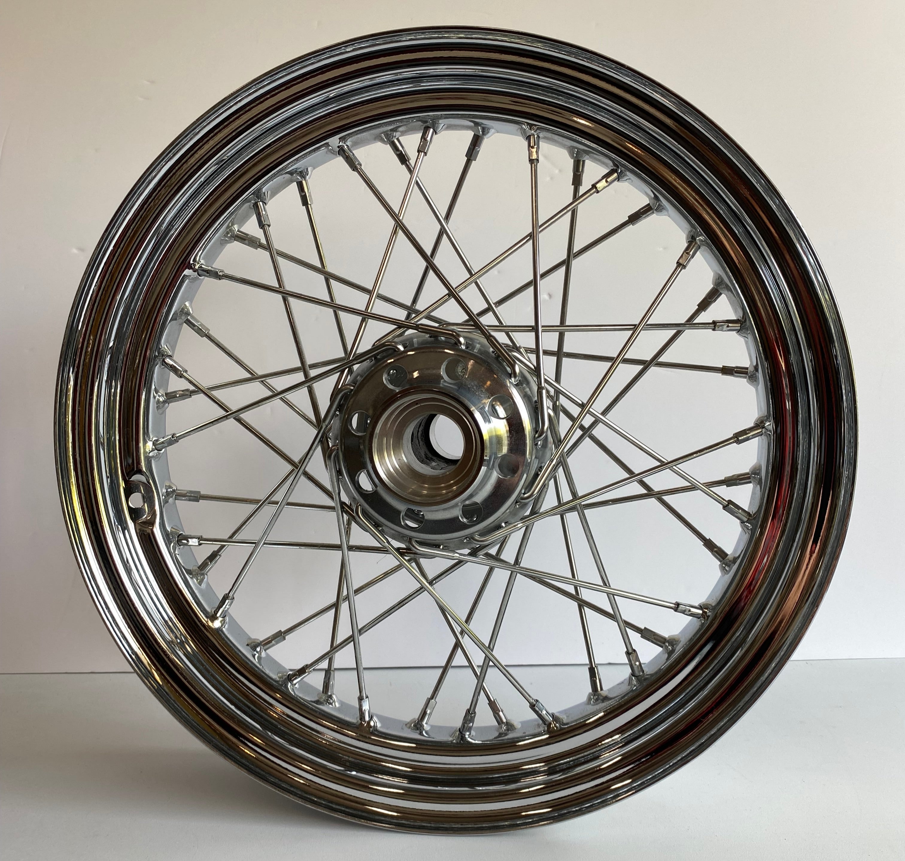 16 inch Chrome Front Spoke Wheel Softail Harley Davidson REF OEM 40700-05A