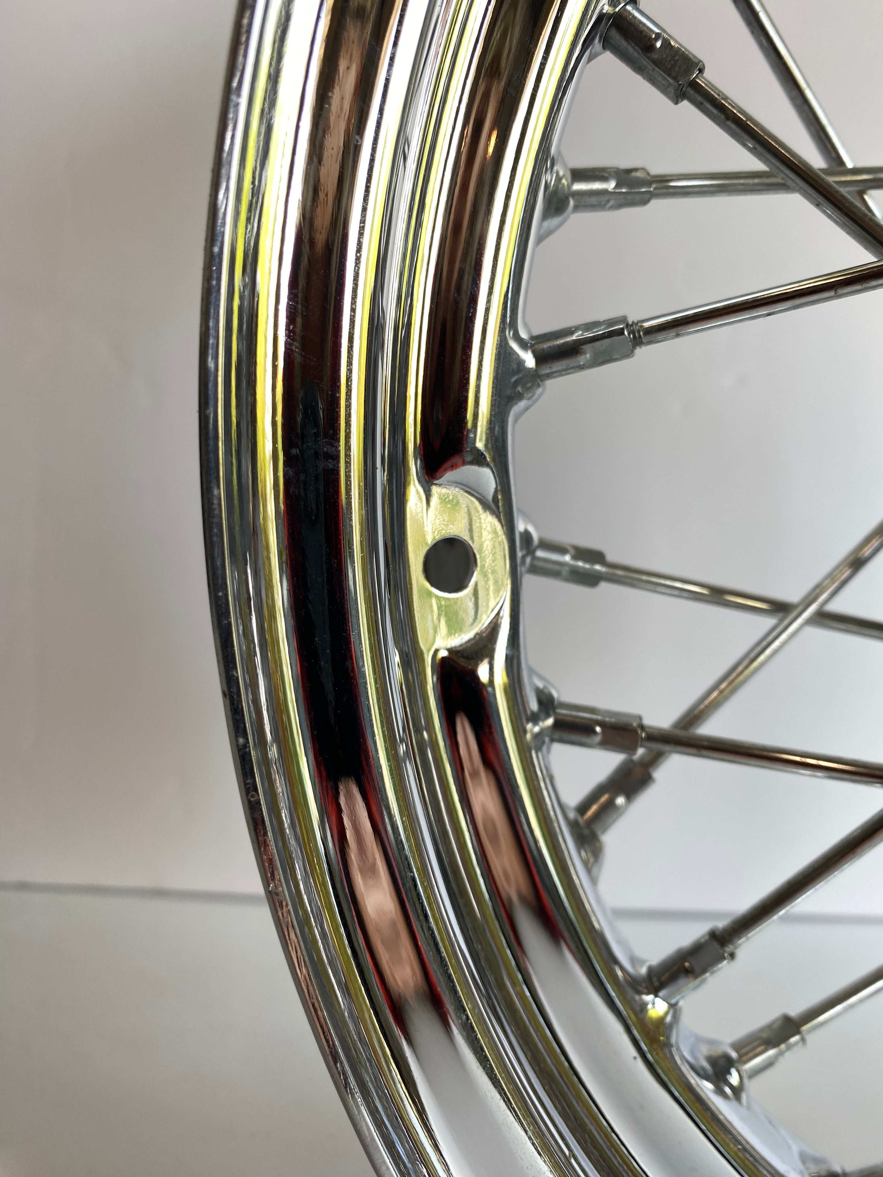 16 inch Chrome Front Spoke Wheel Softail Harley Davidson REF OEM 40700-05A
