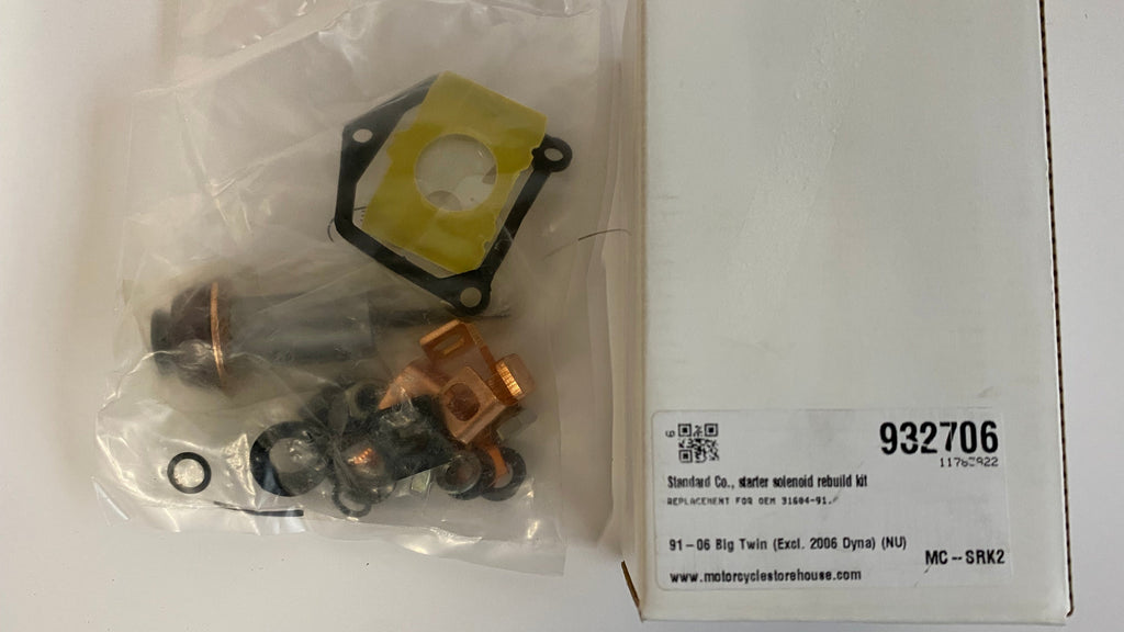 Kit de réparation de solénoïde démarreur Big Twin Harley Davidson REF OEM 31604-91