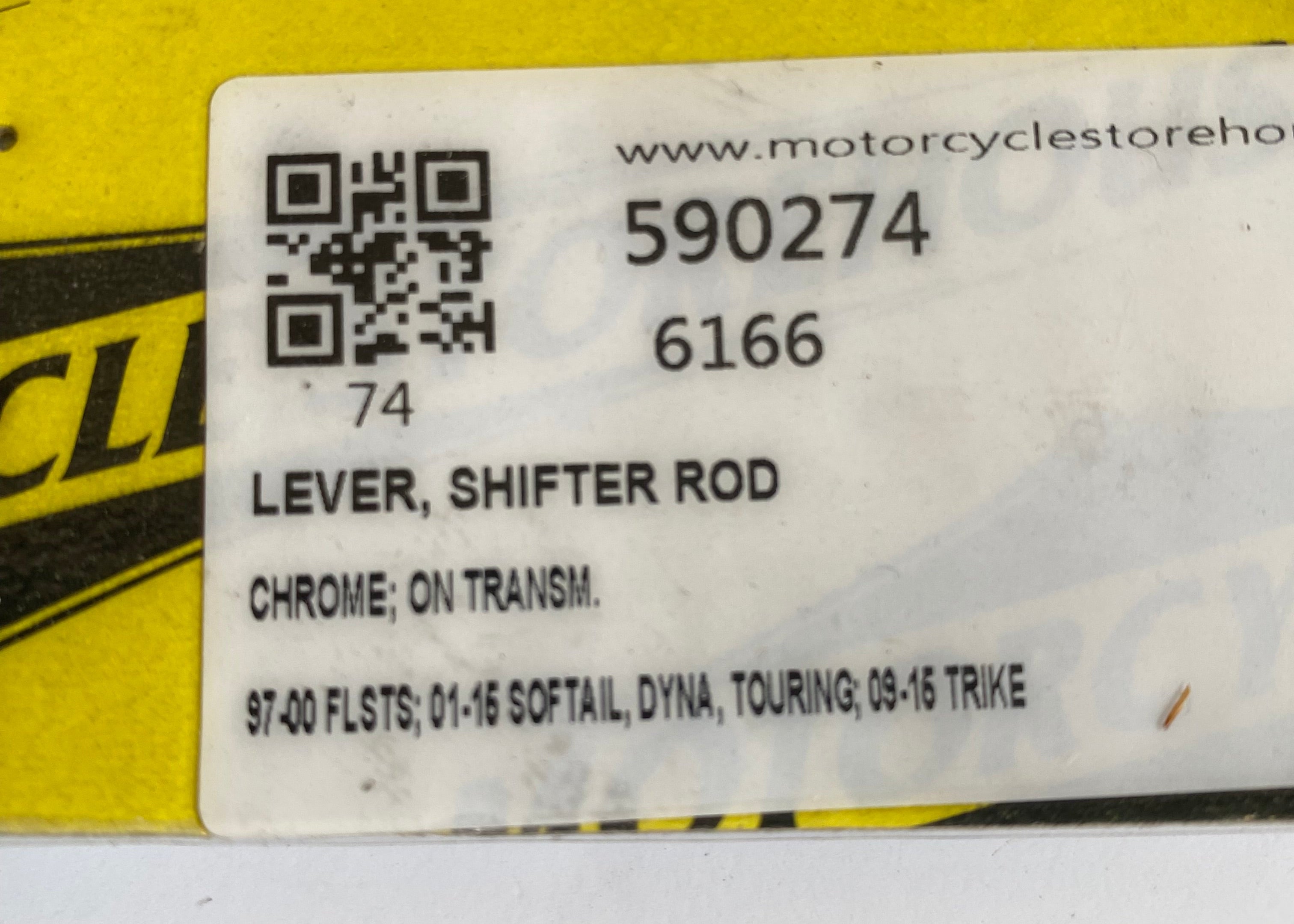 Biellette de sélection chromée Harley Davidson REF OEM 33849-97