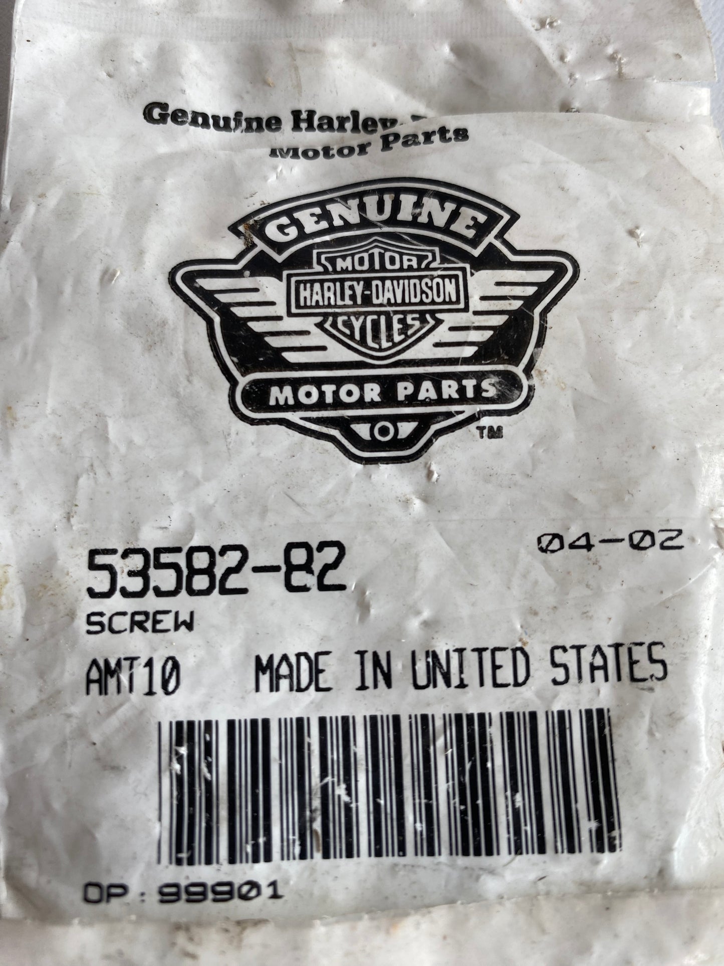 Vis de serrure top case Shovelhead Harley Davidson REF OEM 53582-82