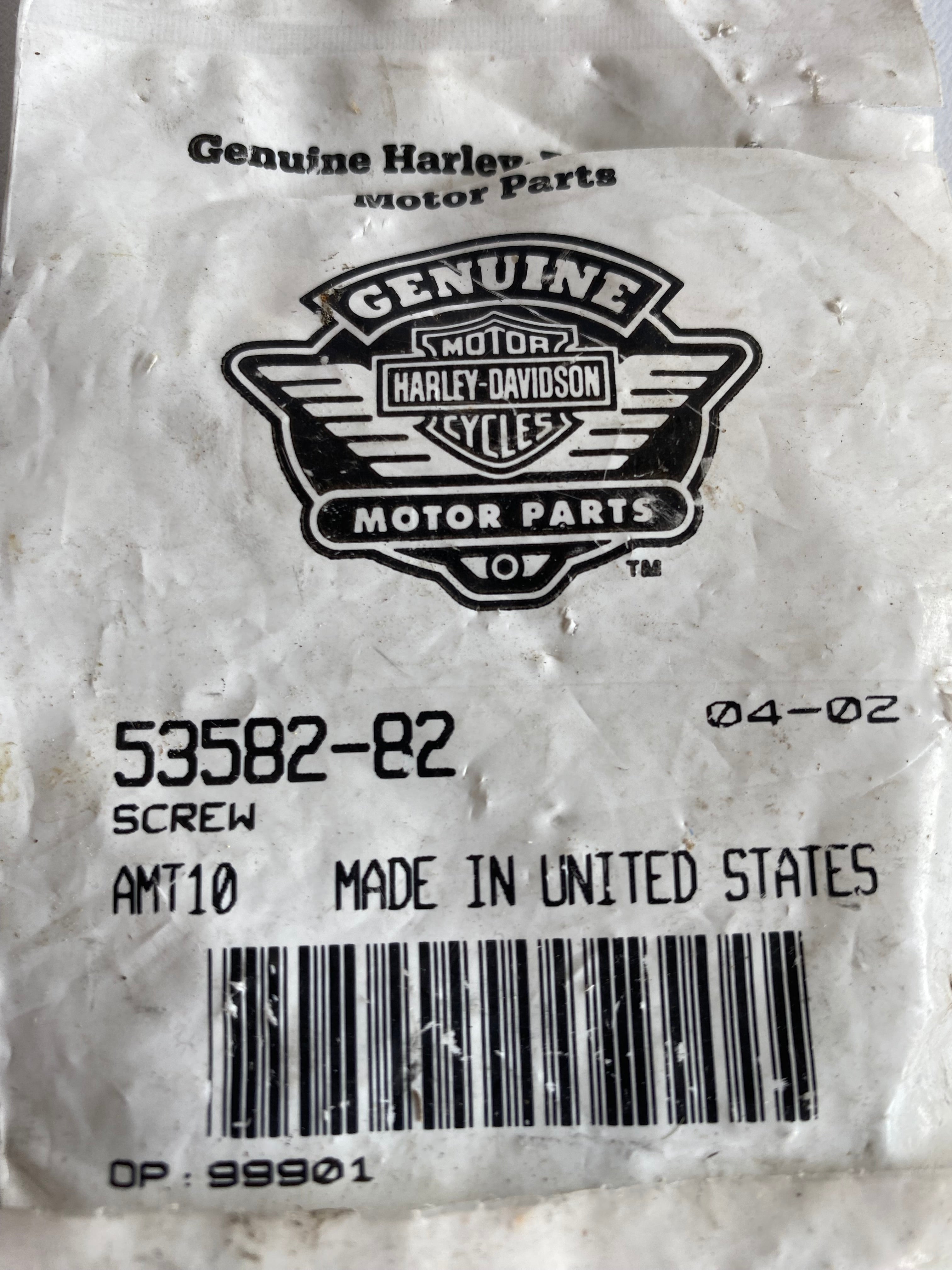 Vis de serrure top case Shovelhead Harley Davidson REF OEM 53582-82