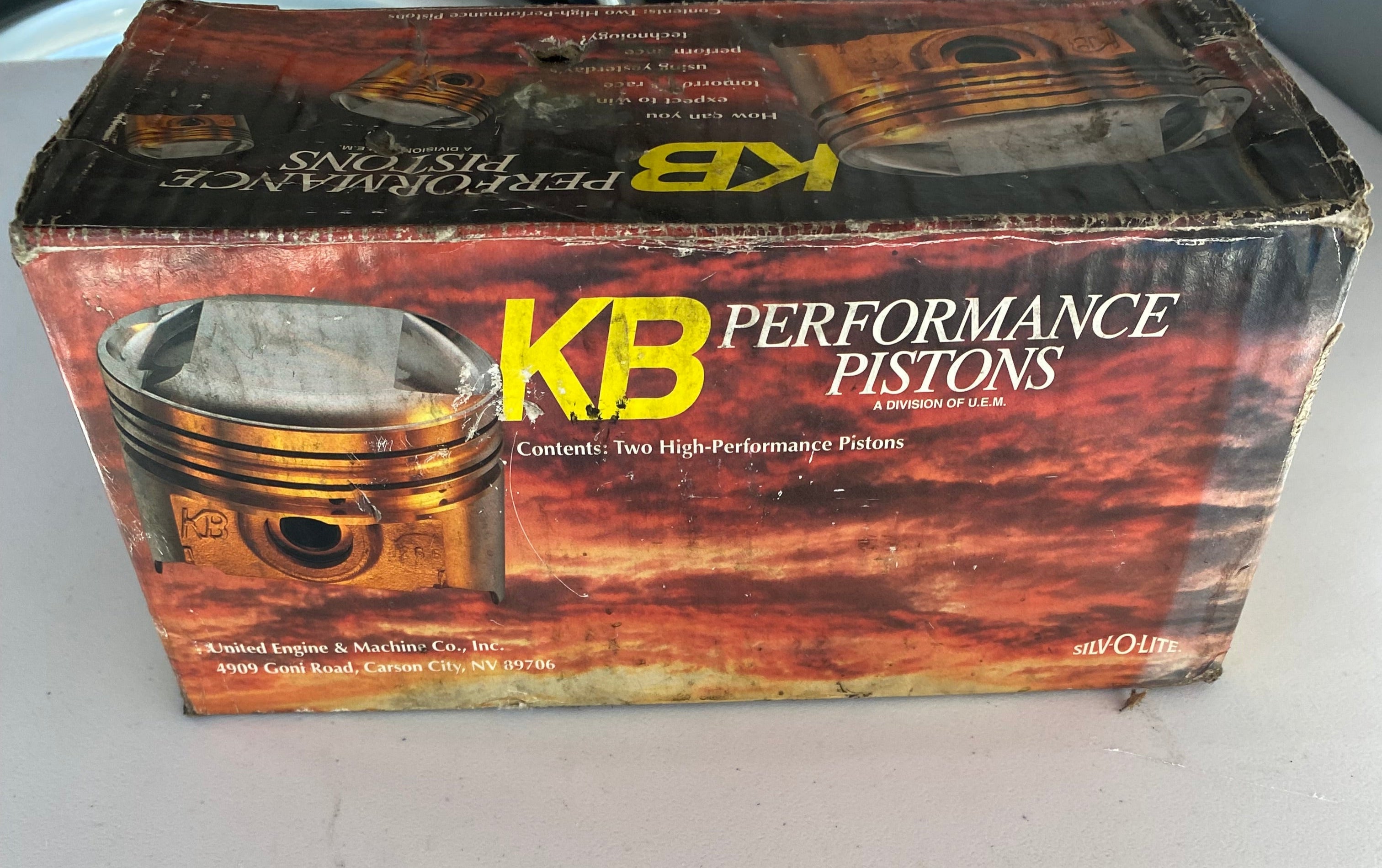 Kit 93ci pistons KB EVO engine REF: 2-kb298+010