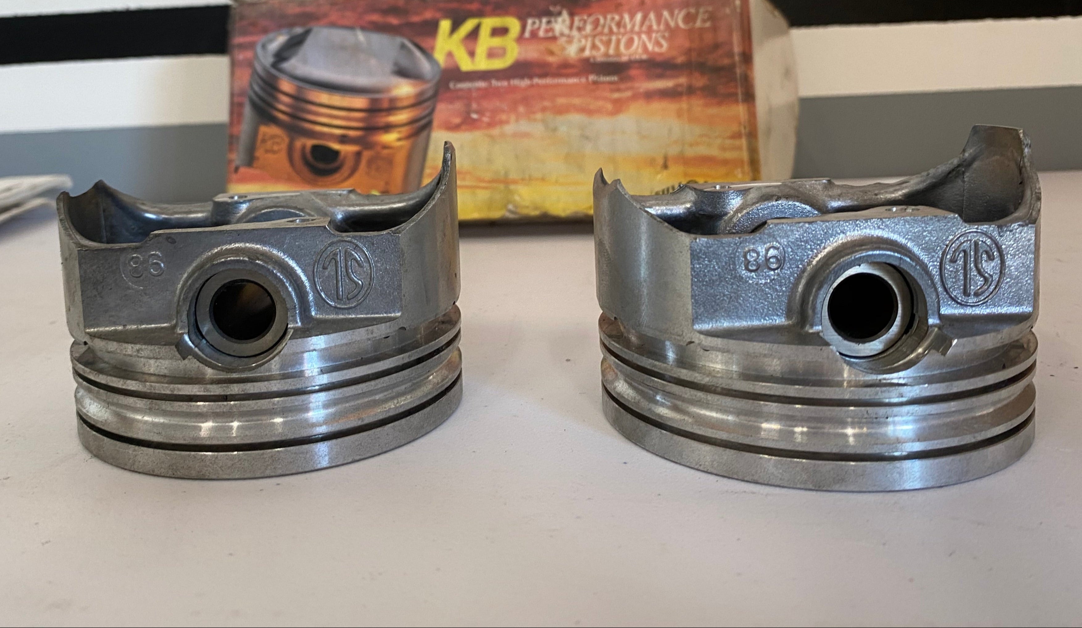 Kit 93ci pistons KB EVO engine REF: 2-kb298+010