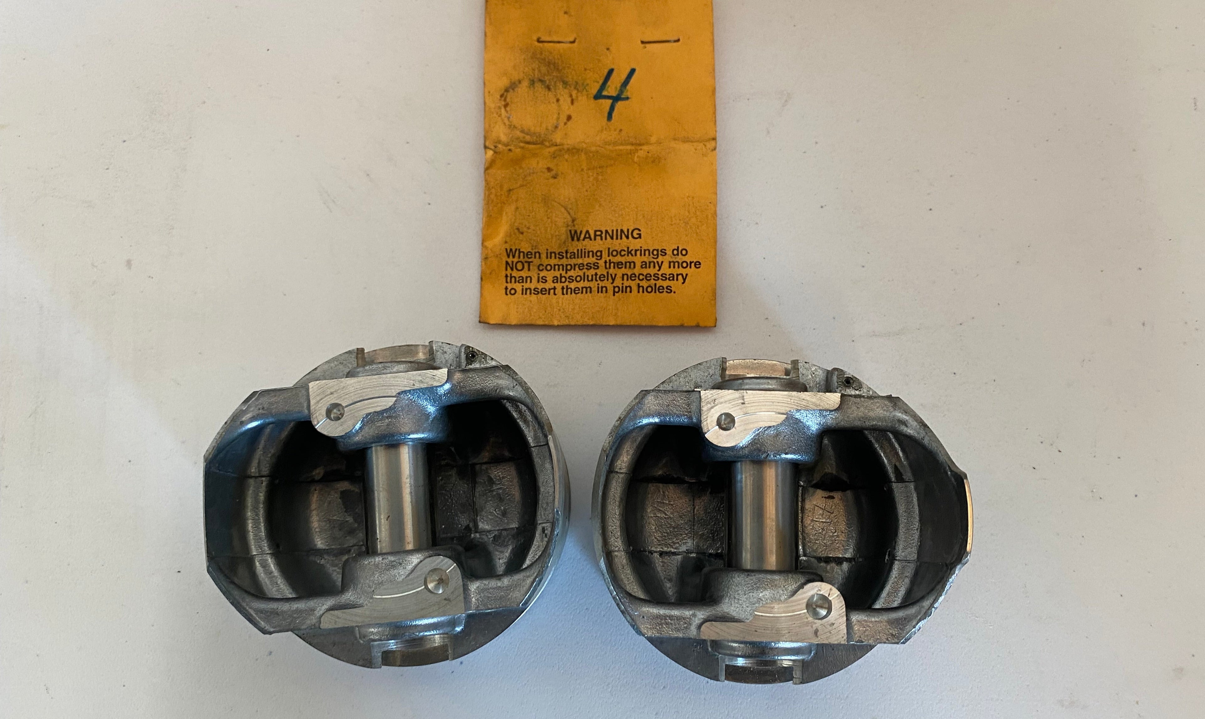 Kit 93ci pistons KB EVO engine REF: 2-kb298+010