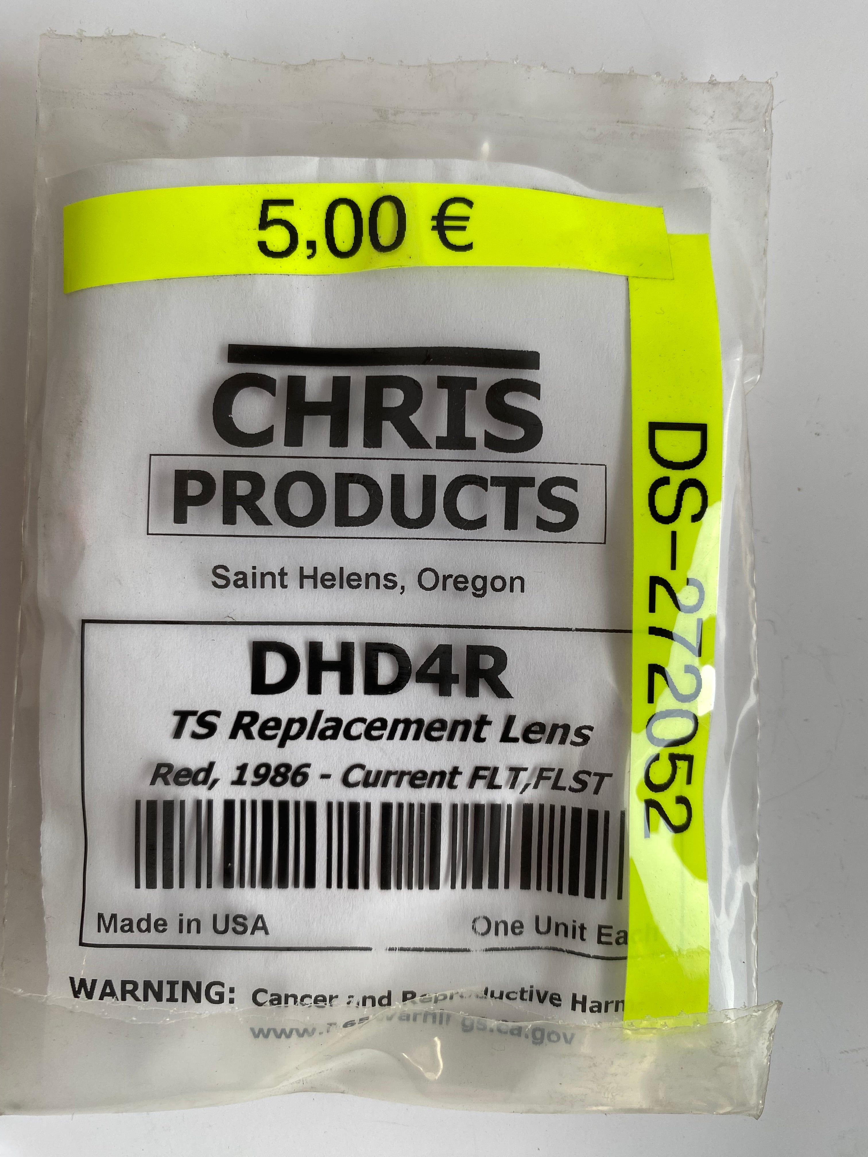 Cabochon rouge clignotant Harley Davidson REF OEM : 68458-88