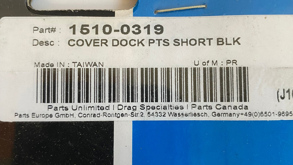 Kit de 2 caches de fixations sissy bar noir court REF OEM 42881-10