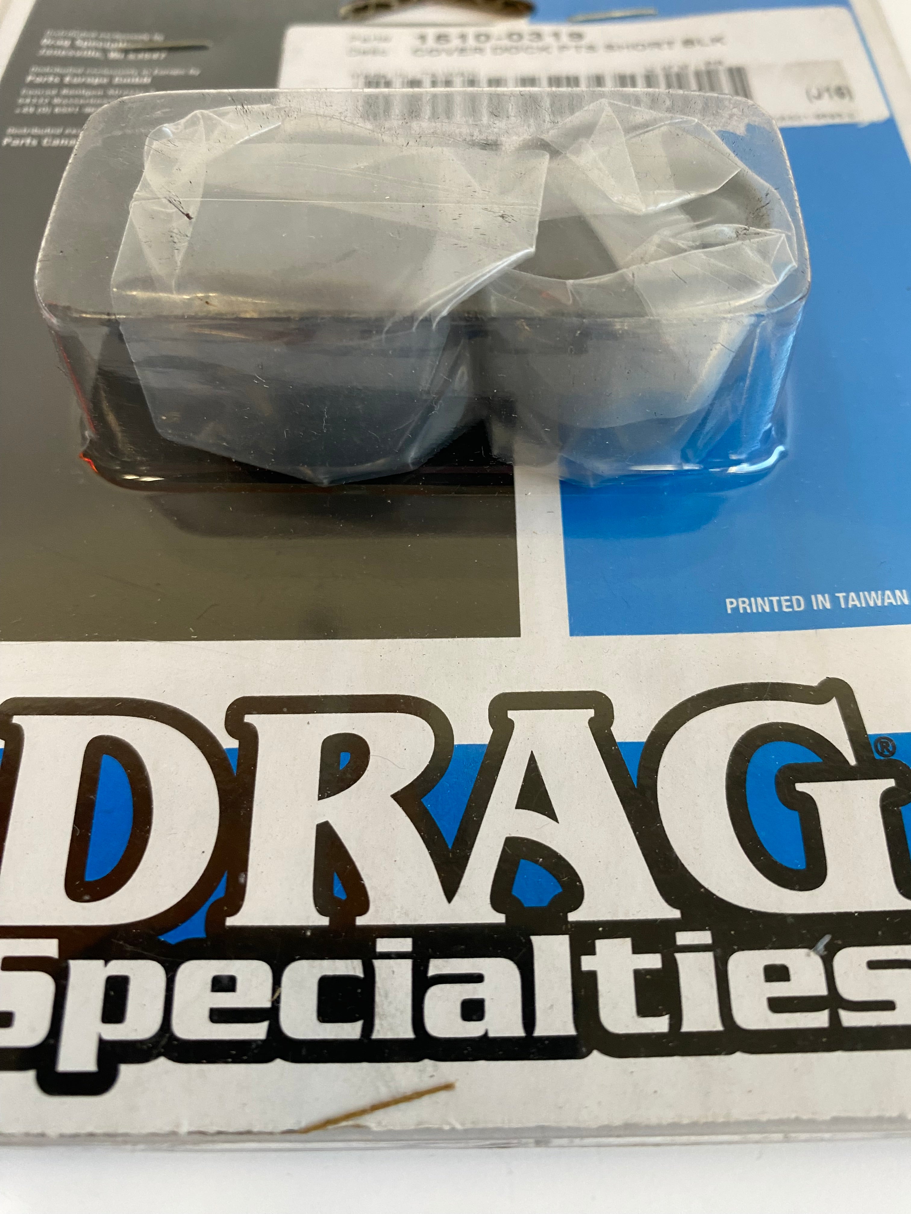 Kit de 2 caches de fixations sissy bar noir court REF OEM 42881-10