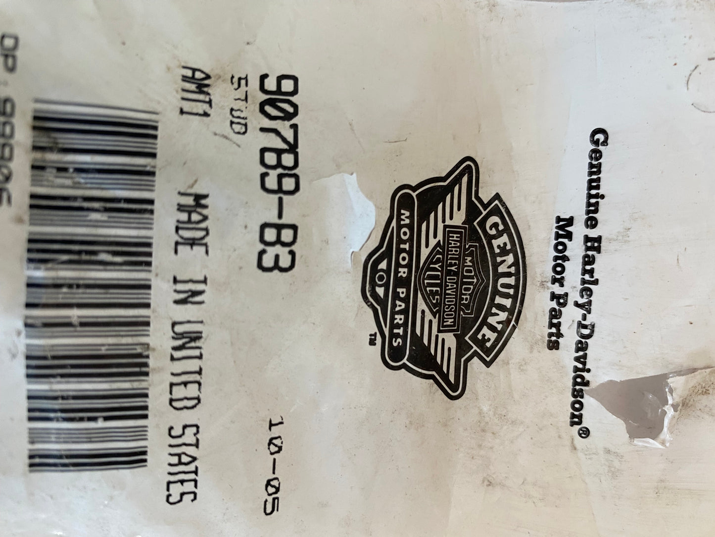 Attache de sacoche Harley Davidson REF OEM : 90789-83