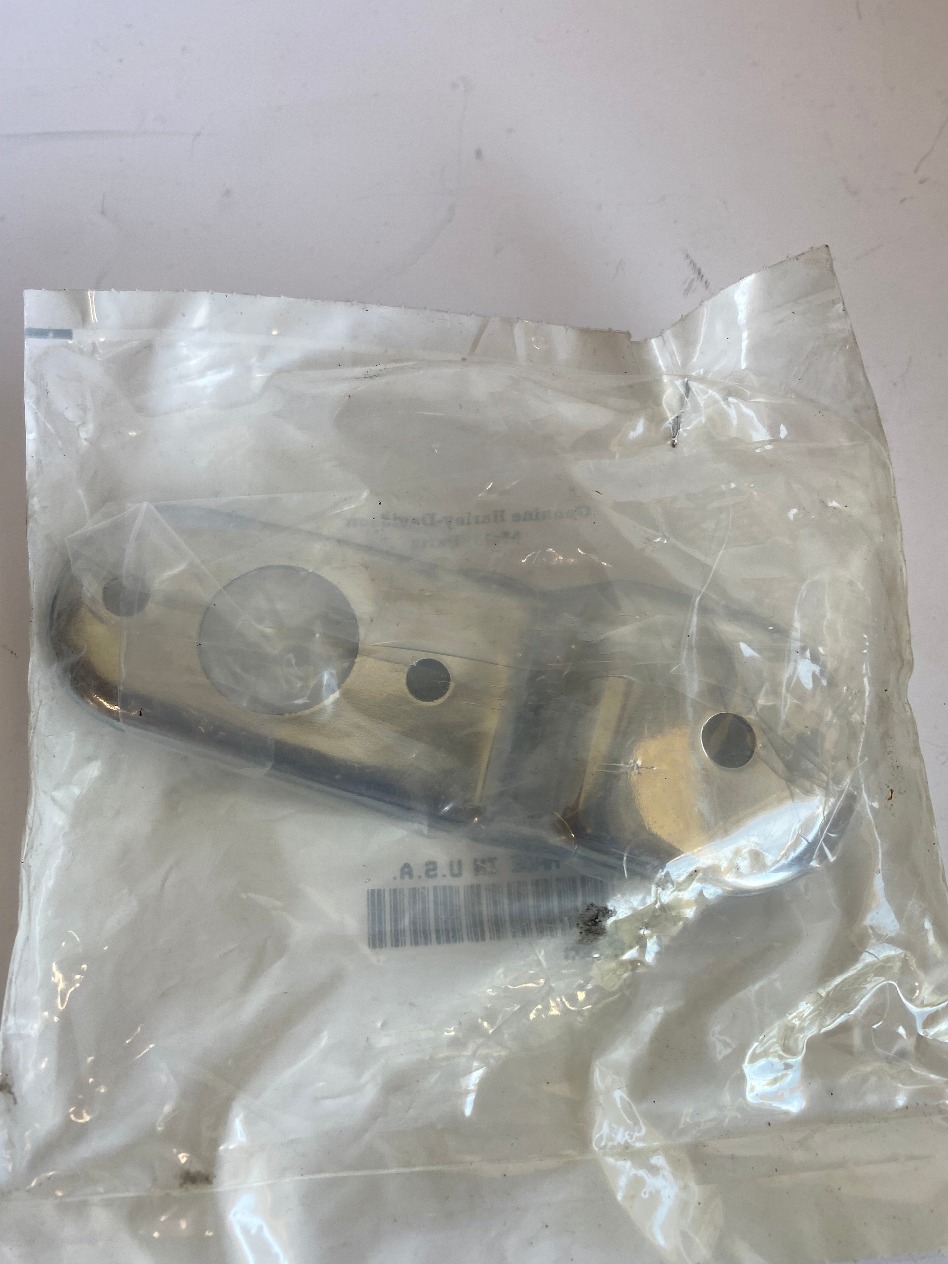 Support klaxon chromé Harley Davidson REF OEM 69120-91