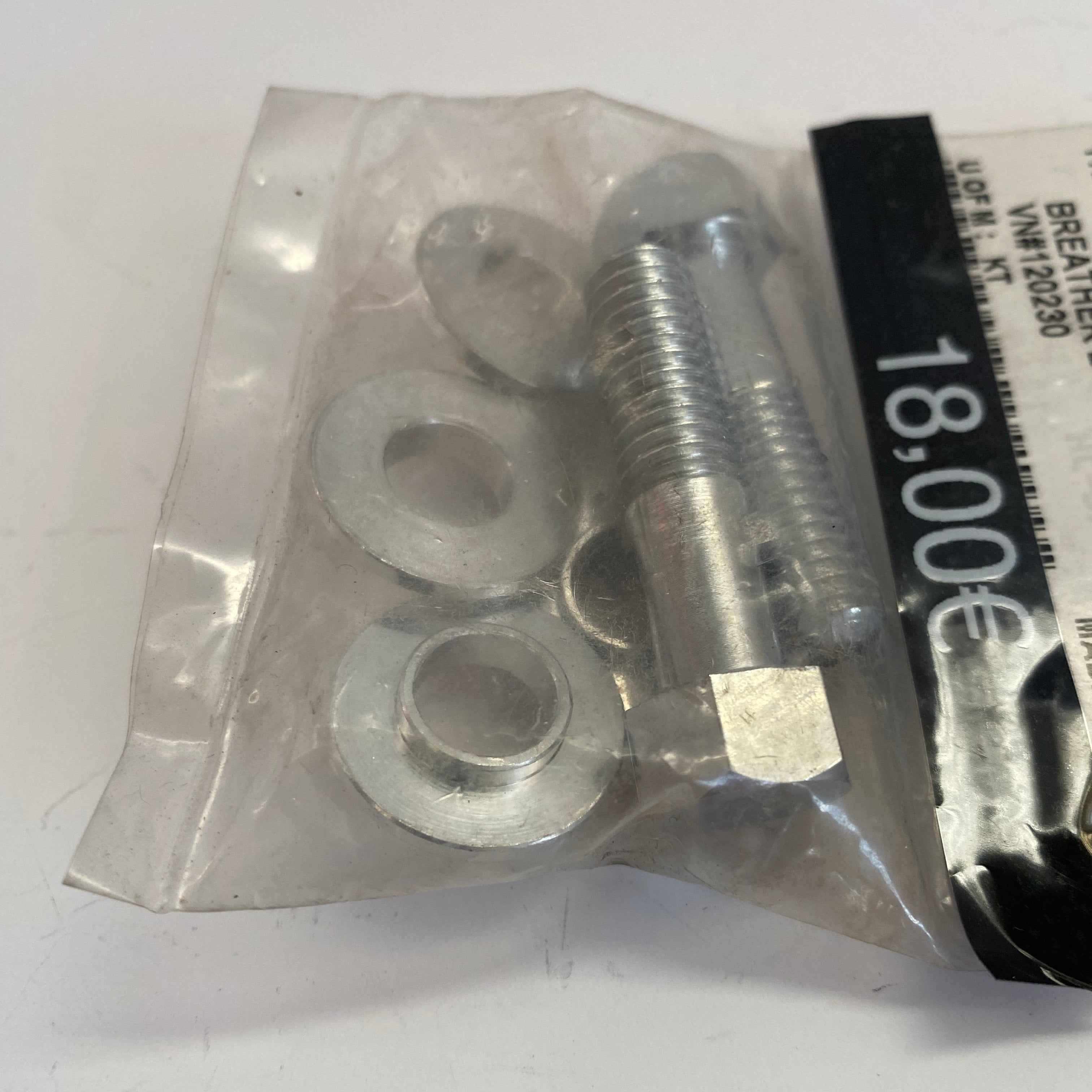 Jeu de 2 vis de reniflard 3/8-16 x 1-1/2 Harley Davidson REF DRAG 1012-0161