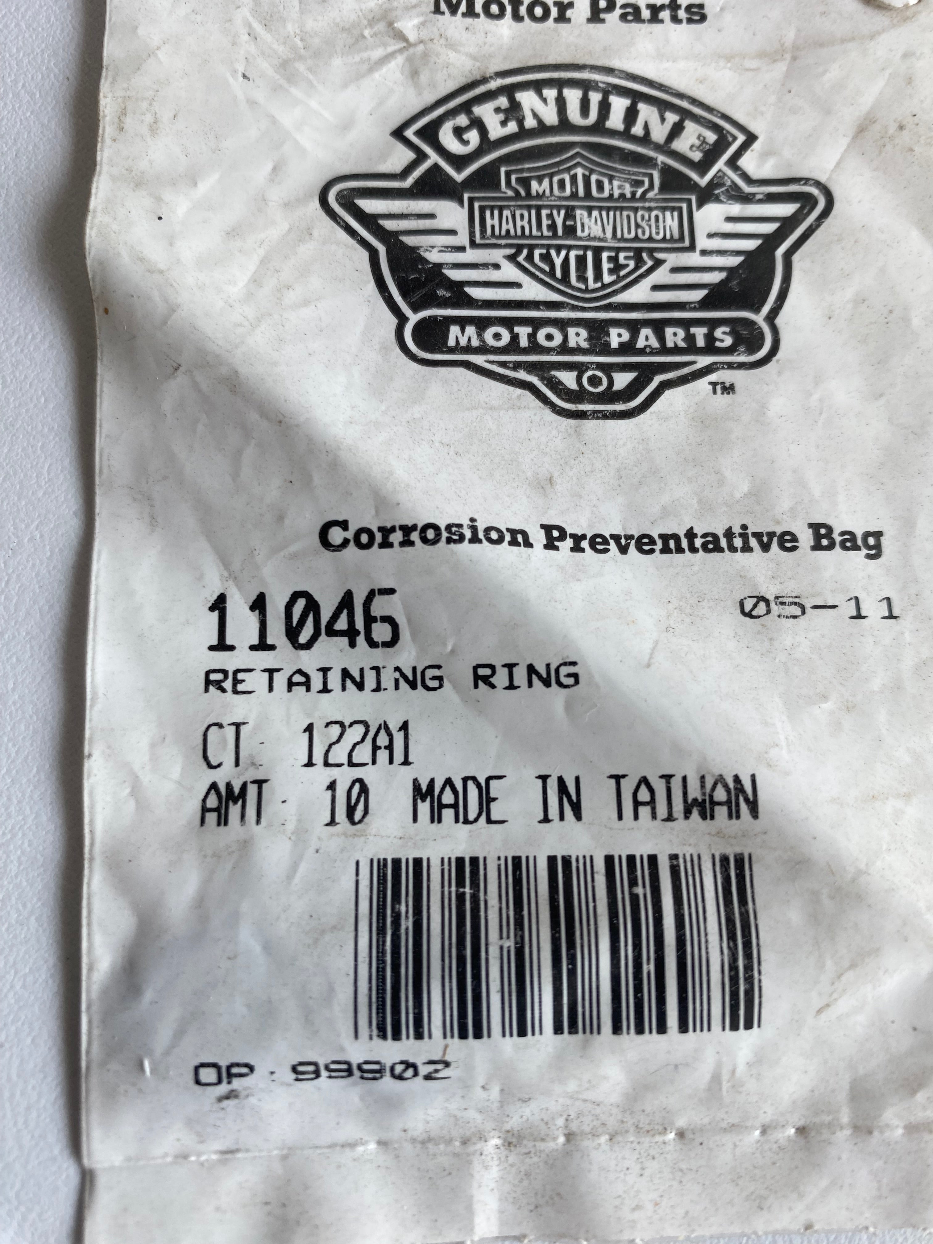 Circlip vis réglage d'embrayage Sportster Harley Davidson REF OEM 11046