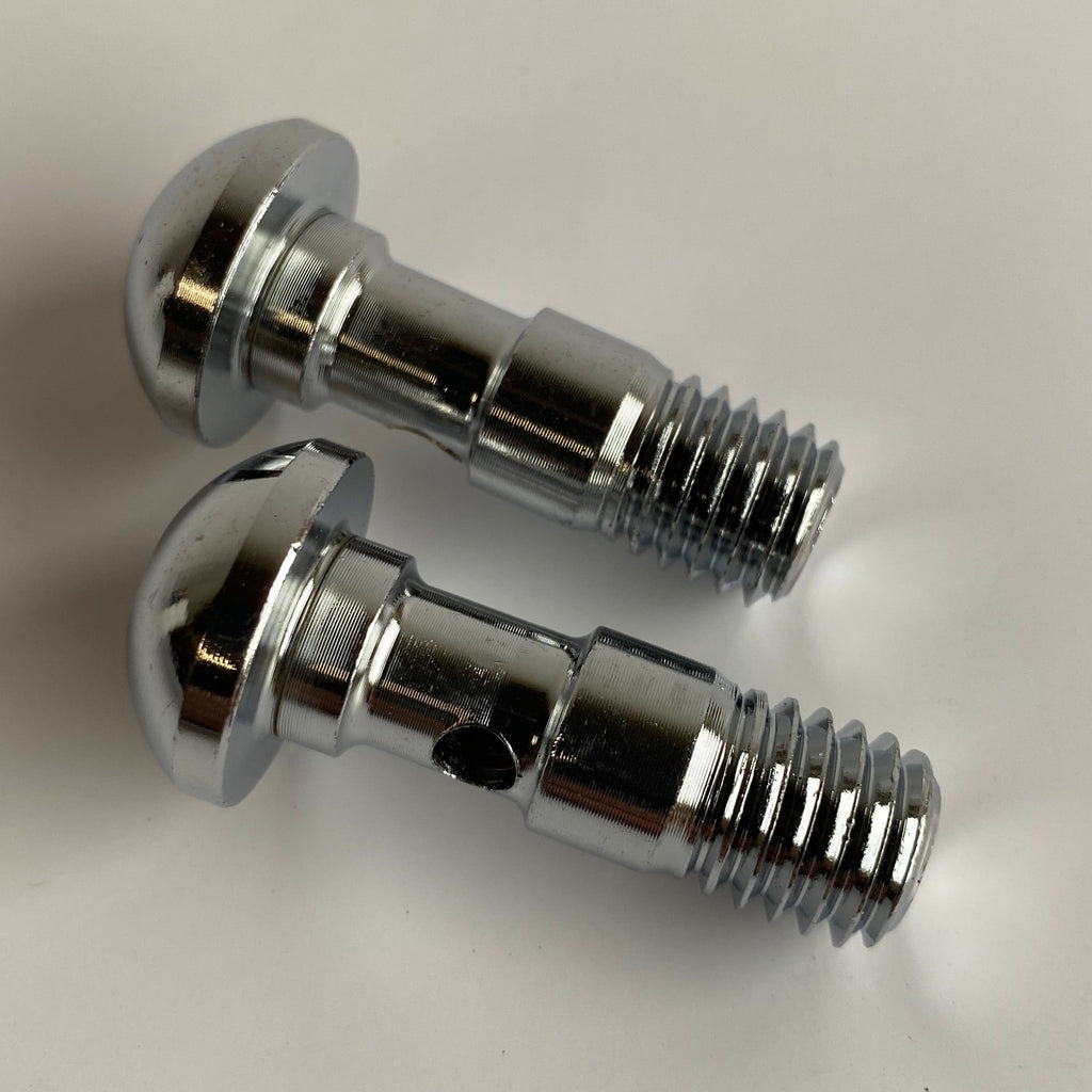 Jeu de 2 vis reniflard chromées 1/2-13 x 1-1/2 Harley Davidson