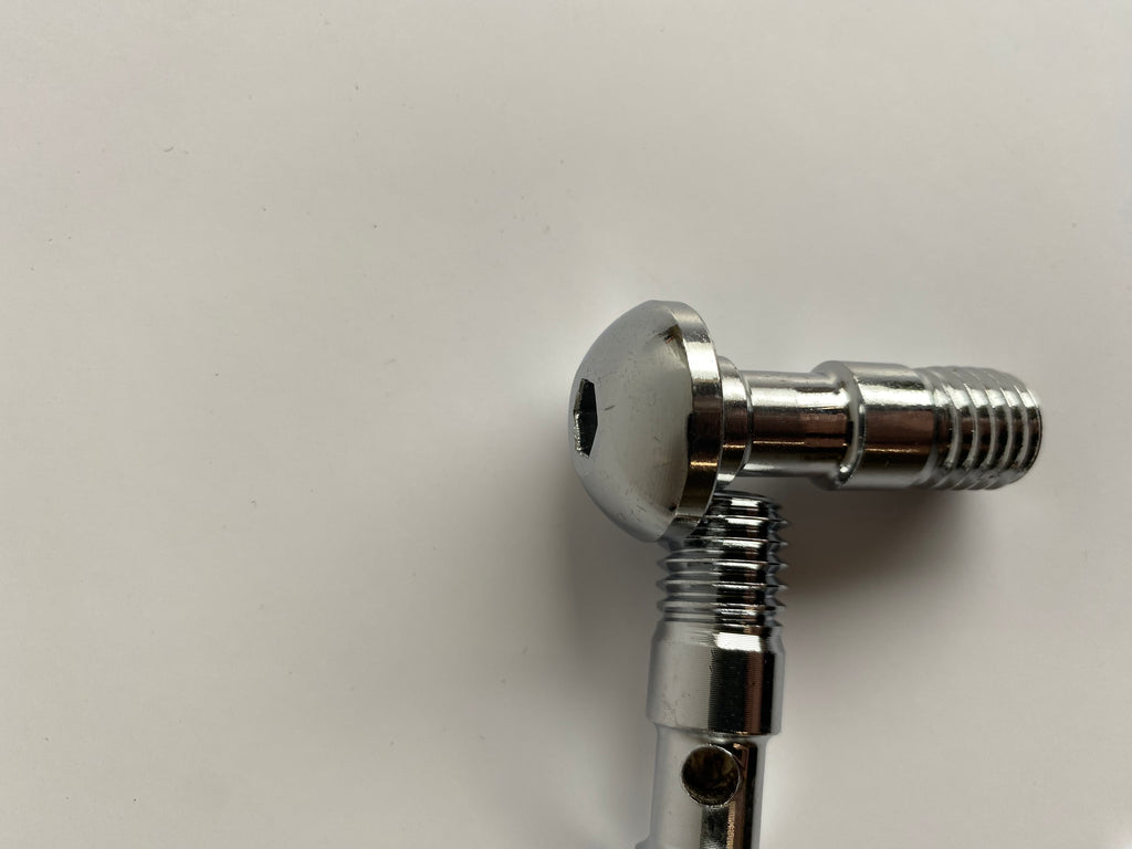 Jeu de 2 vis reniflard chromées 1/2-13 x 1-1/2 Harley Davidson