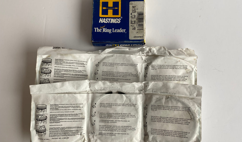 Jeu de segments Hastings Shovelhead Panhead 1200 Harley Davidson REF CCI 23-013