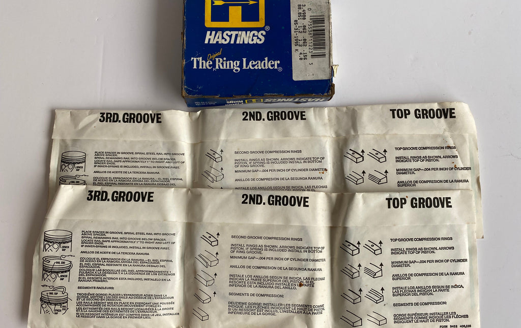 Jeu de segments Hastings EVO 1340 Harley Davidson REF Zodiac 231241