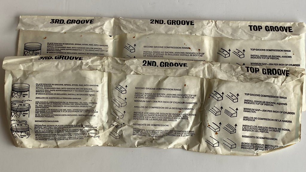 Jeu de segments Hastings Shovelhead 1340 Harley Davidson REF Zodiac 049005