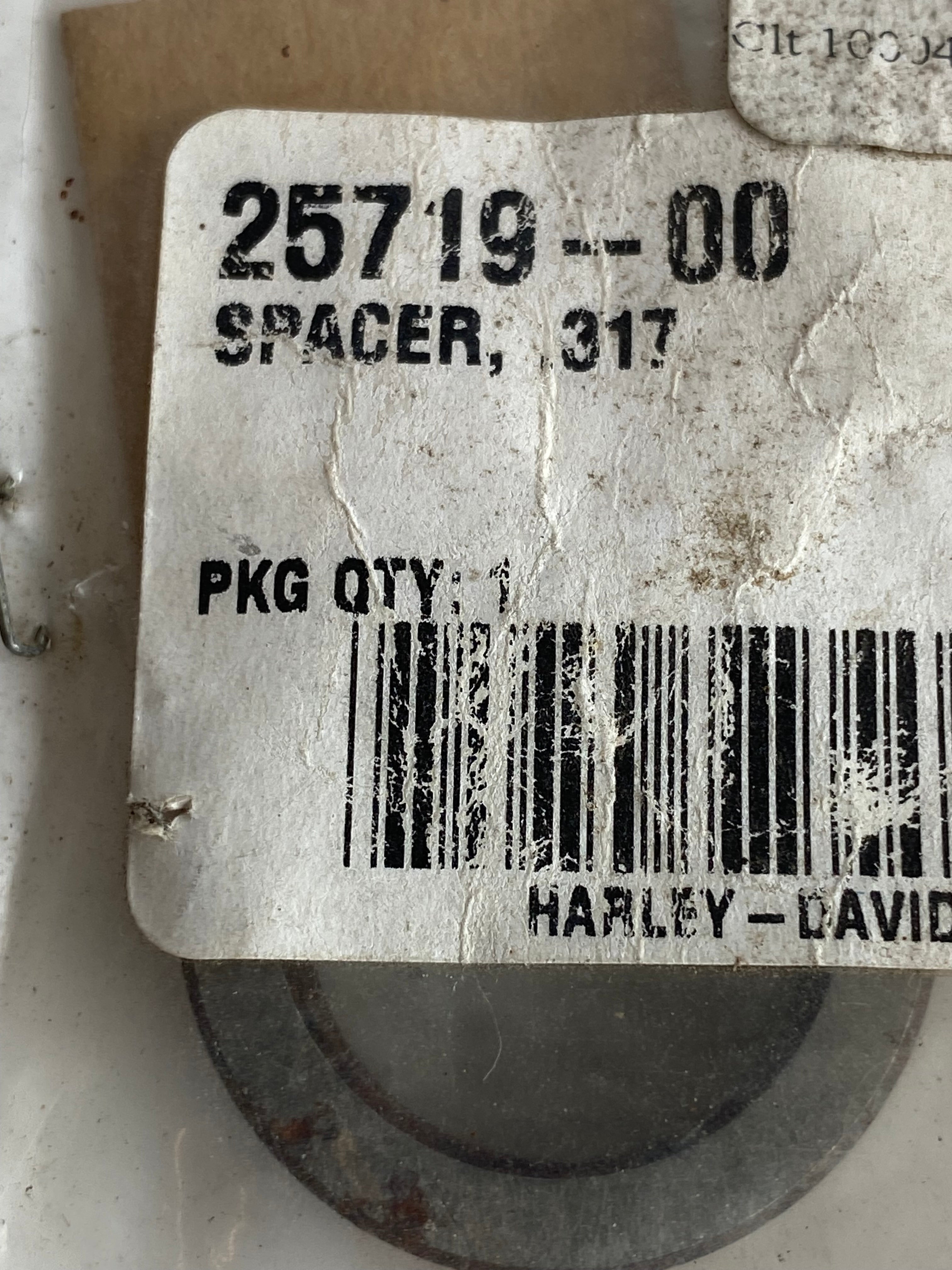 Cale arbre à came 0.317 inch Harley Davidson REF OEM 25719-00
