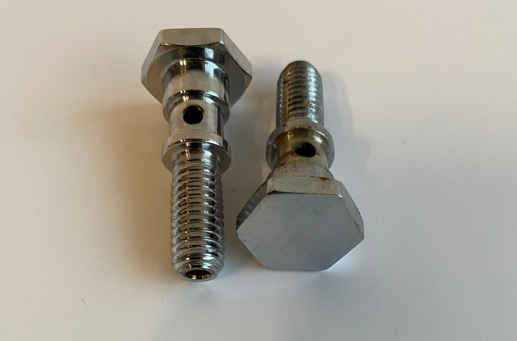 Jeu de 2 vis reniflard 3/8-16 x 1-1/2 Harley Davidson