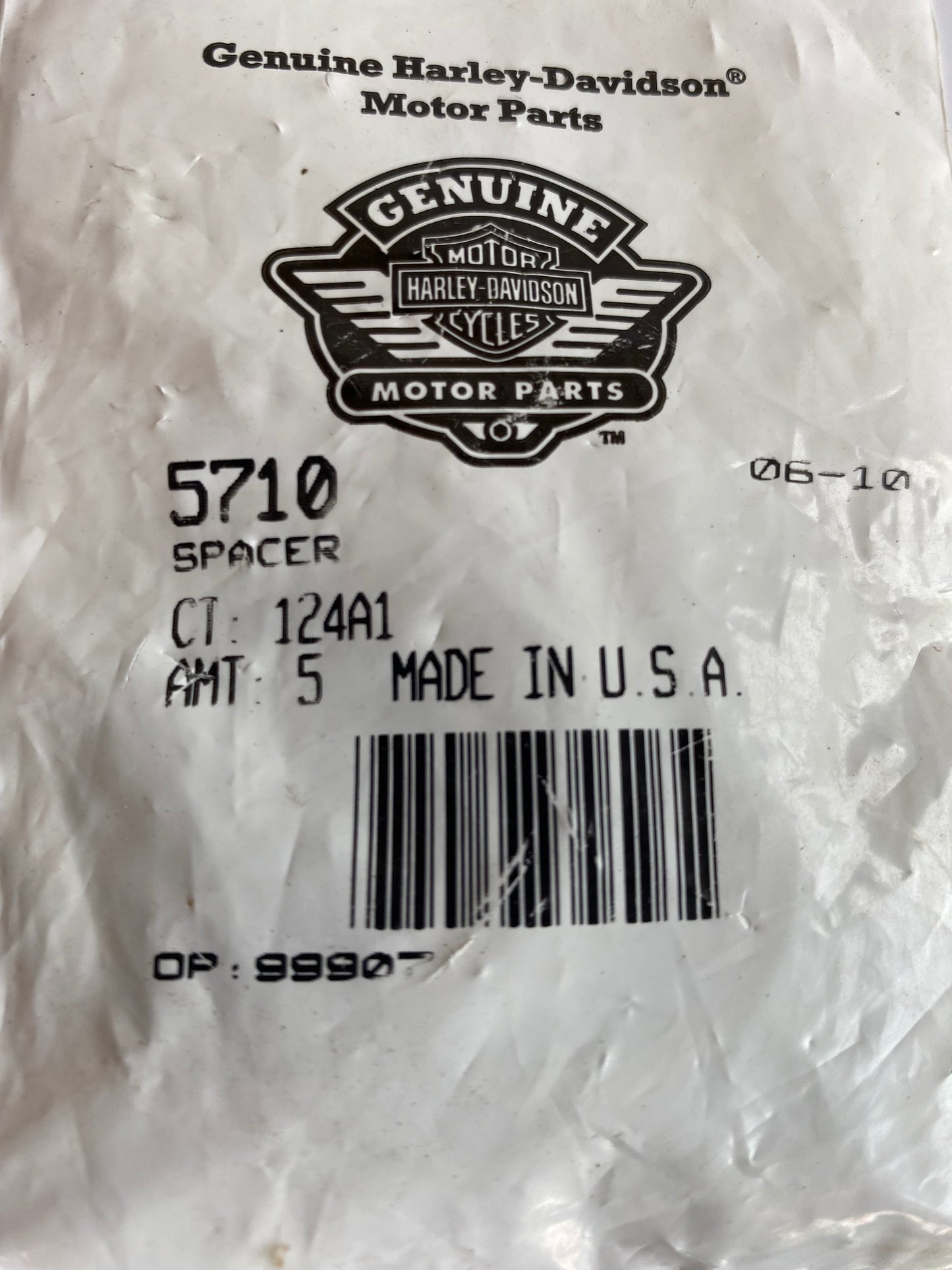 Rondelle de bouchon supérieur de fourche 41mm Harley Davidson REF OEM 5710