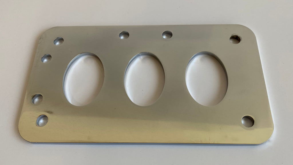 Support chromé de plaque d'immatriculation latéral Harley Davidson