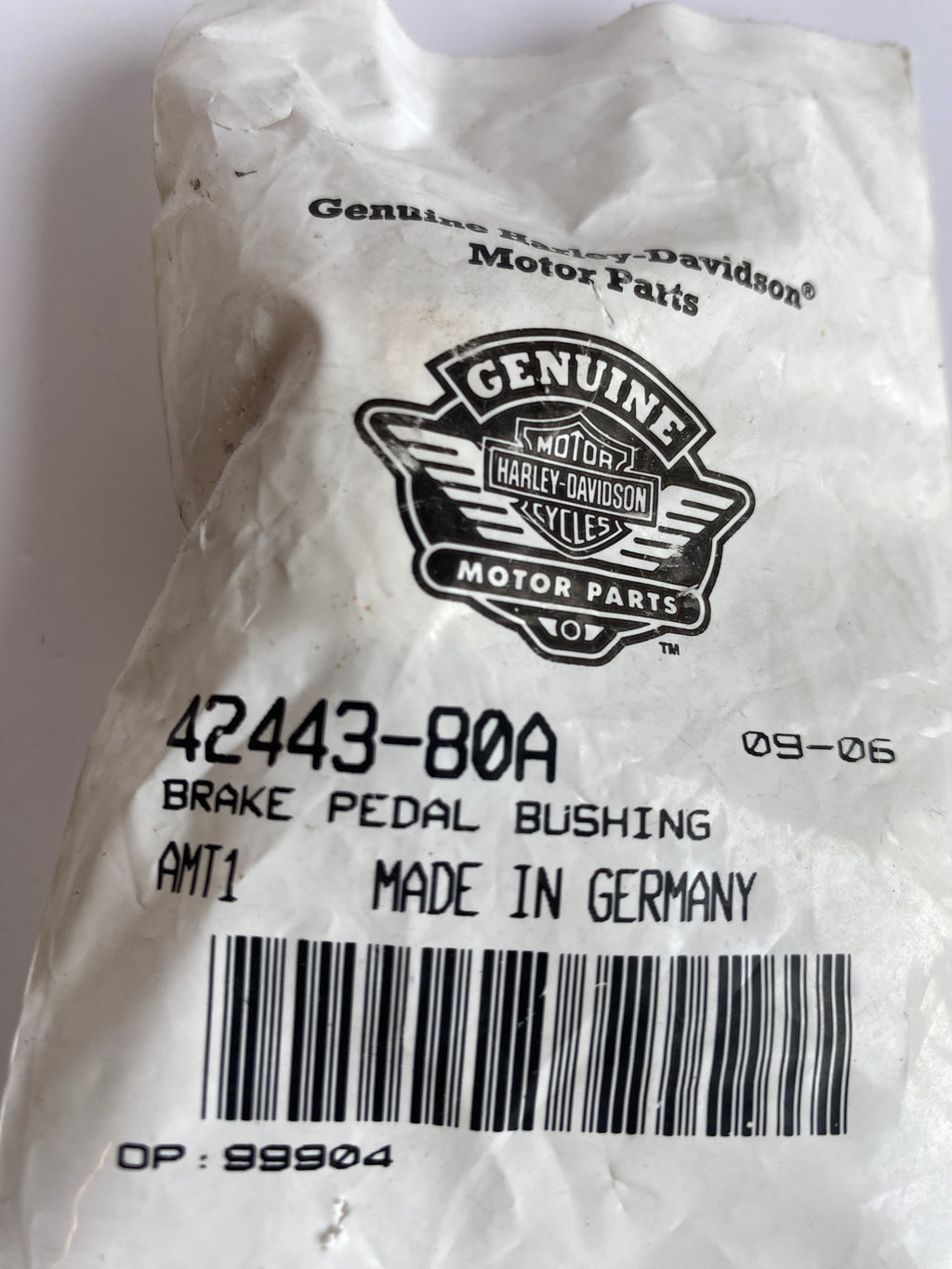 Bague téflon pédale de frein arrière Harley Davidson REF OEM 42443-80A