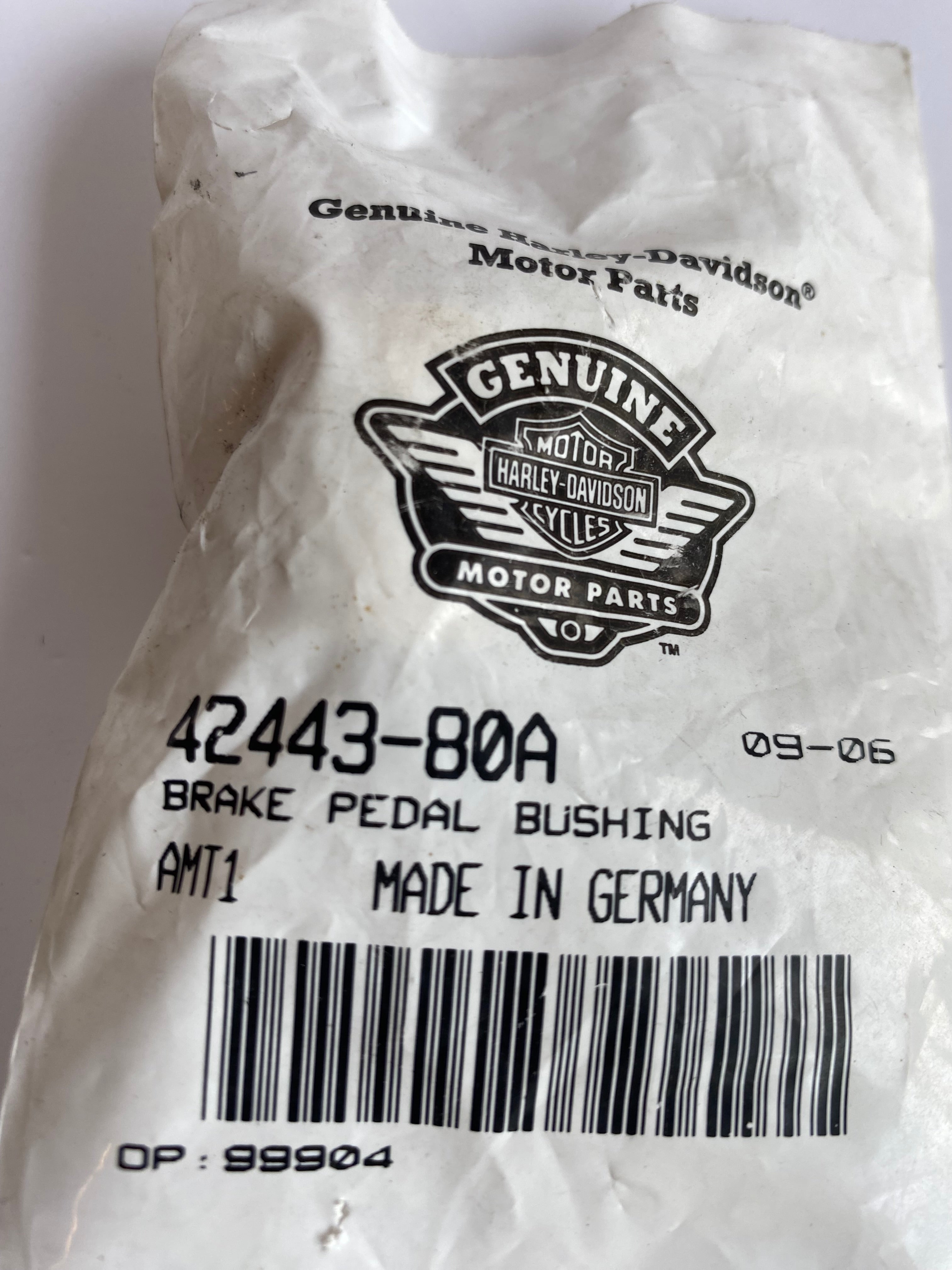 Bague téflon pédale de frein arrière Harley Davidson REF OEM 42443-80A