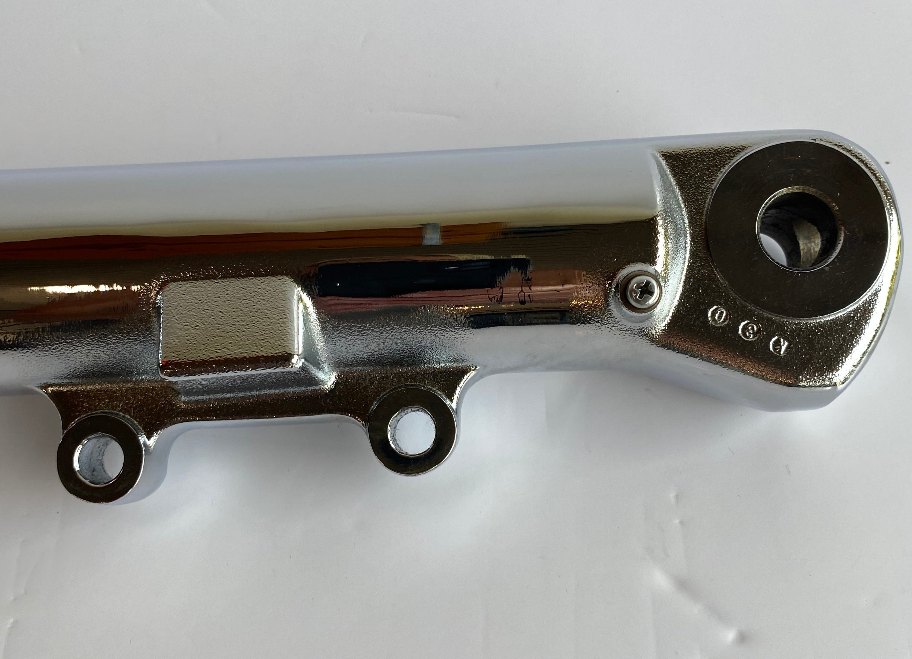 Left Chrome Fork Slider Softail Deuce Harley Davidson REF OEM 46067-00