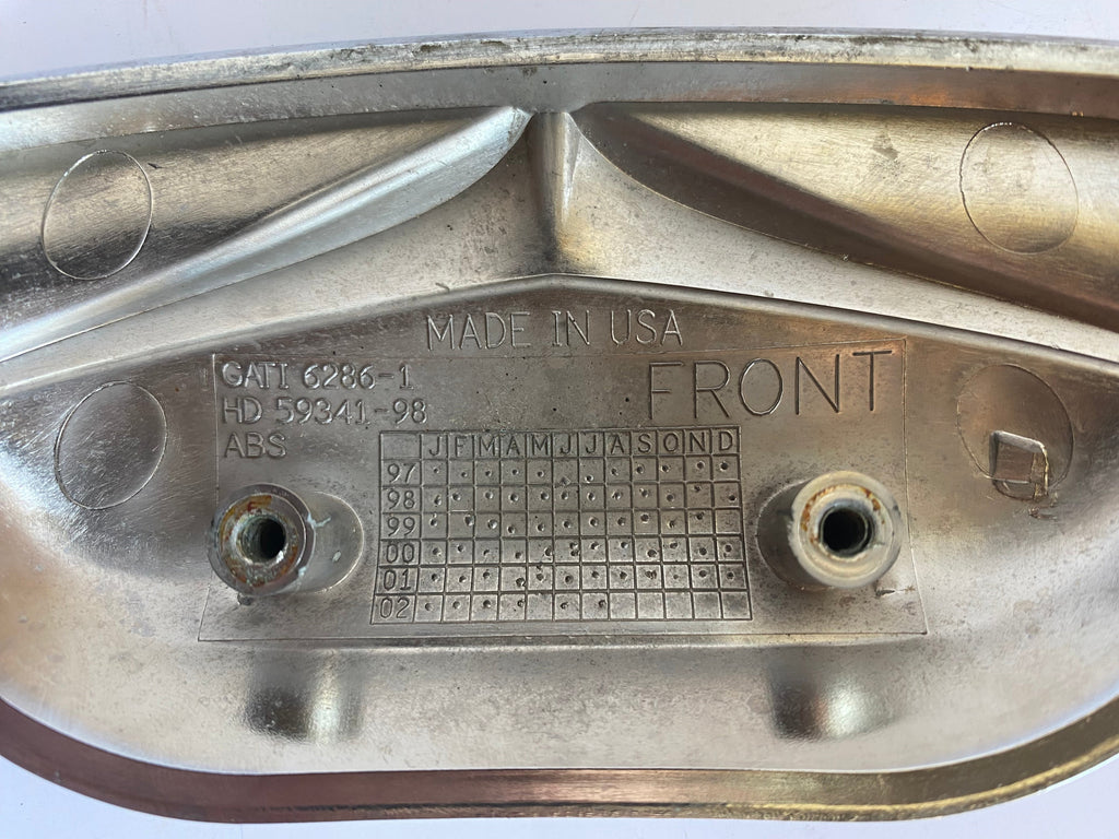 Ornement de garde boue avant chromé Touring Harley Davidson REF OEM 59341-98
