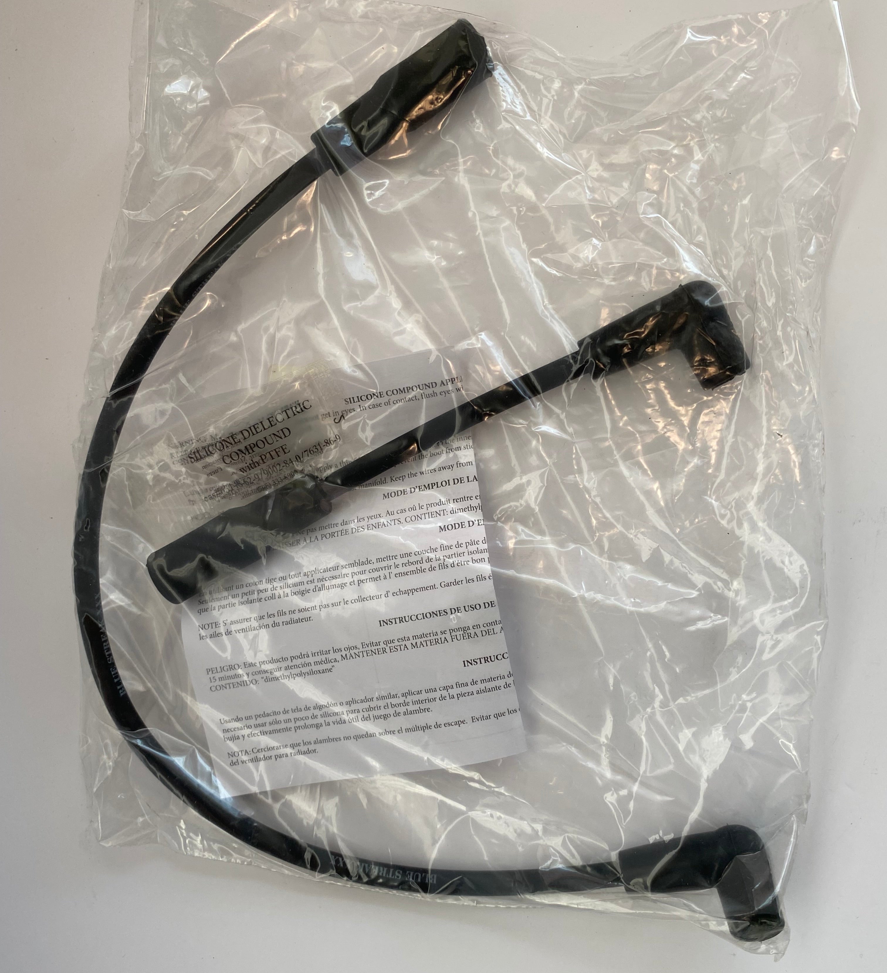 Fils de bougies Blue Streak 8mm noir Dyna & Buell Harley Davidson REF MCS 942120