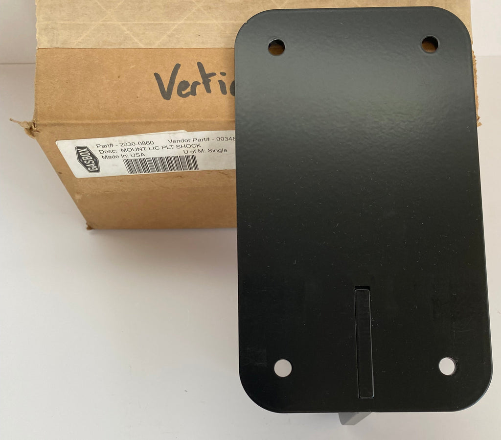 Support vertical de plaque d'immatriculation latérale noir Harley Davidson REF Drag 2030-0860