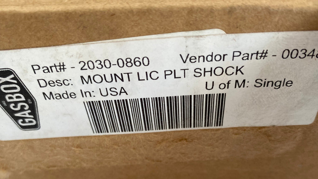 Support vertical de plaque d'immatriculation latérale noir Harley Davidson REF Drag 2030-0860