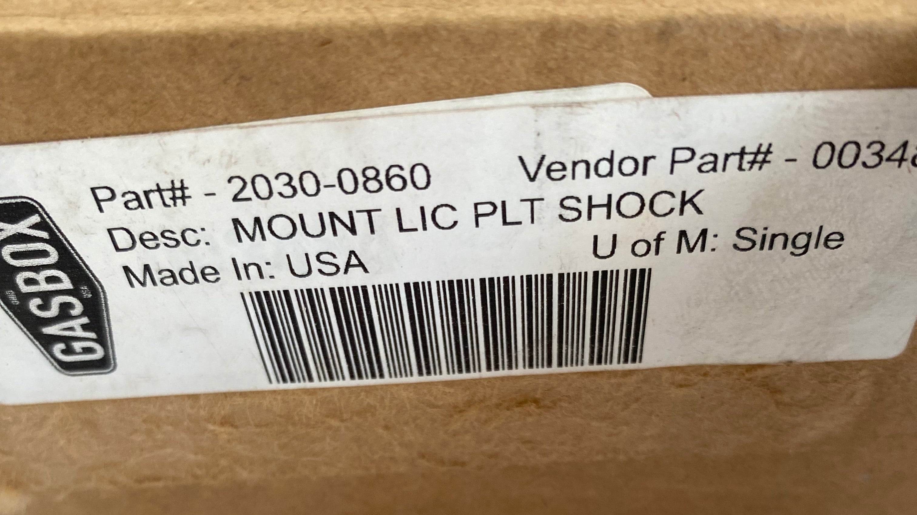 Support vertical de plaque d'immatriculation latérale noir Harley Davidson REF Drag 2030-0860