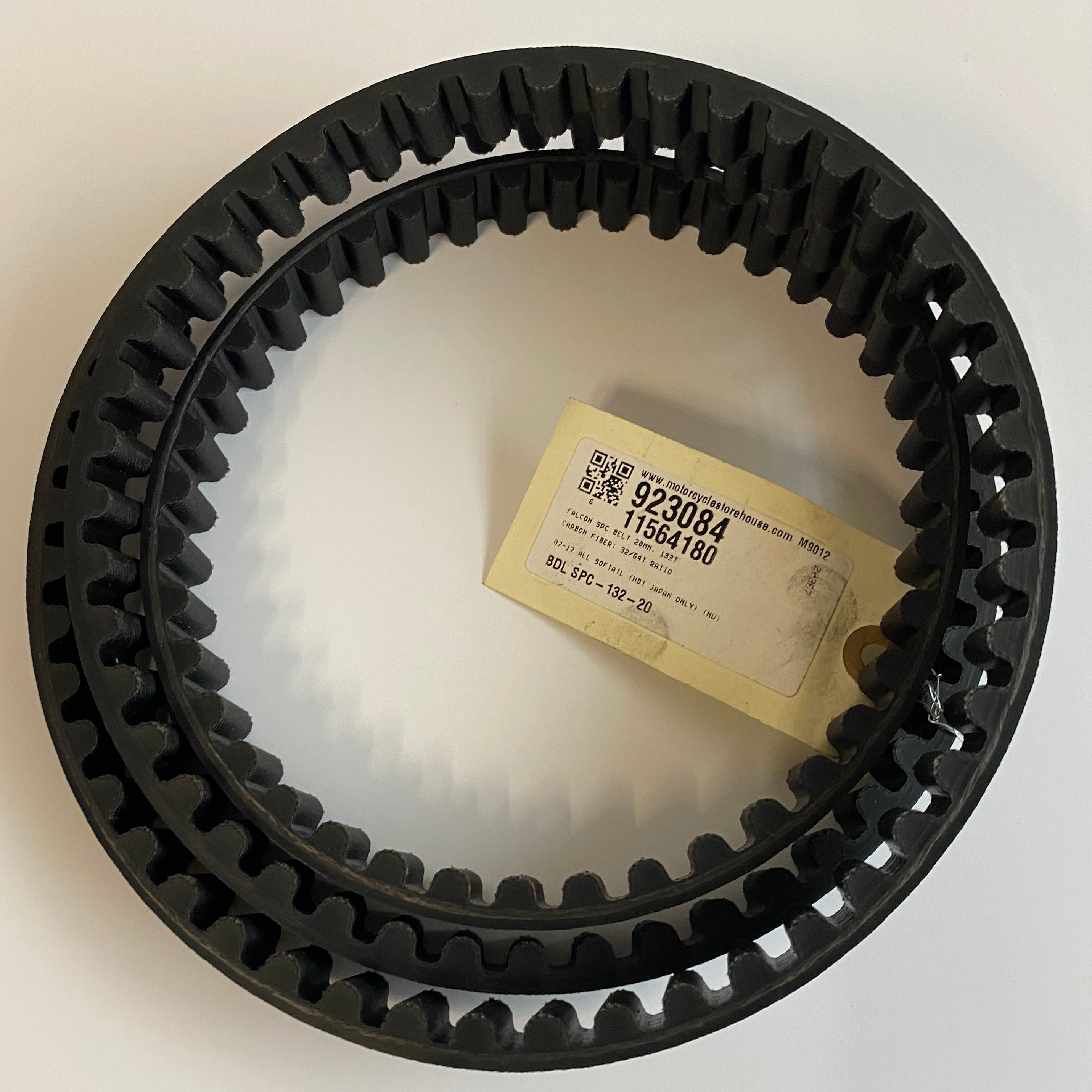 Courroie secondaire 132 dents x 20 mm Softail Harley Davidson REF OEM 40074-07