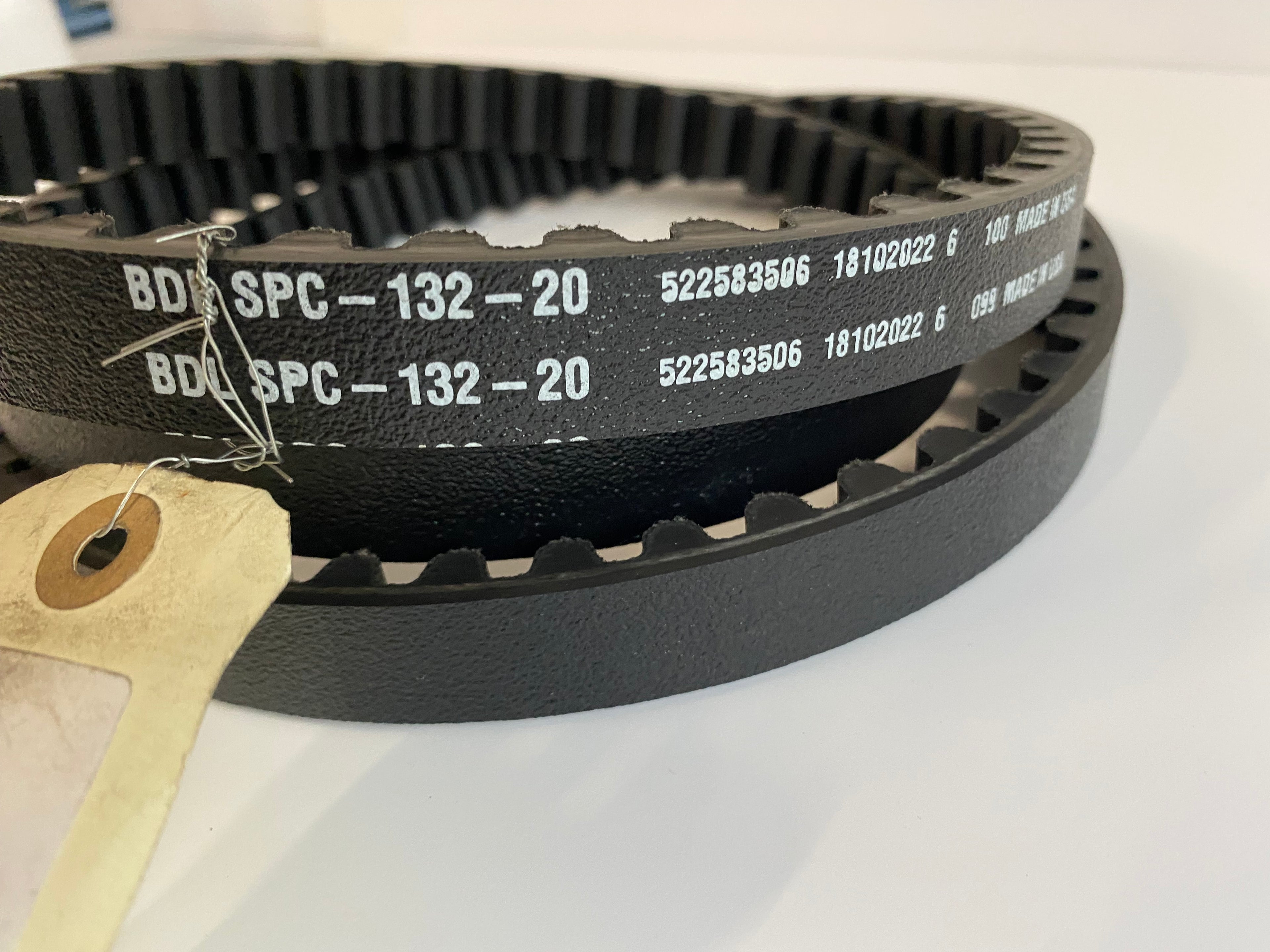 Courroie secondaire 132 dents x 20 mm Softail Harley Davidson REF OEM 40074-07