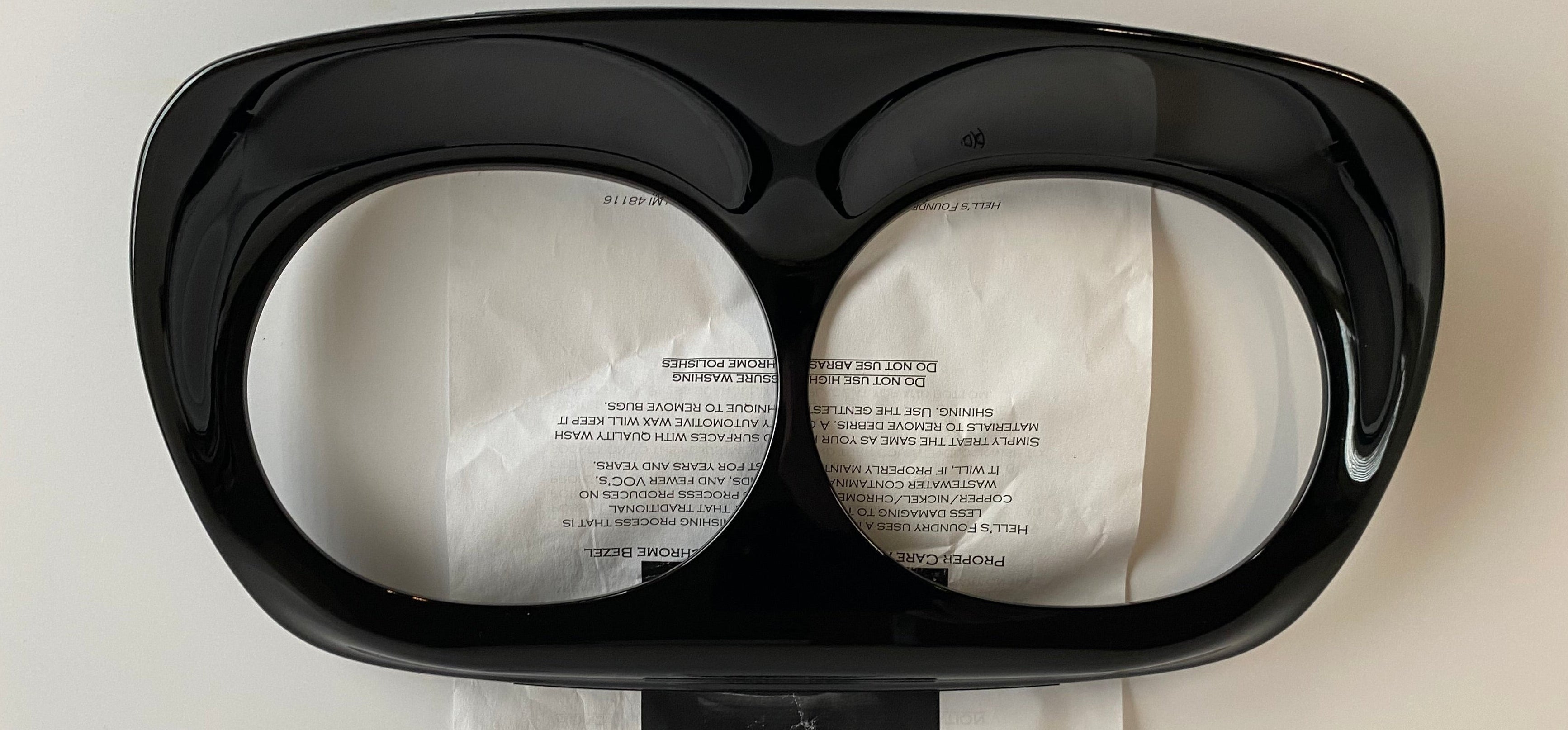 Couvercle de phare noir Touring Road glide FLTR Harley Davidson REF OEM 69987-09