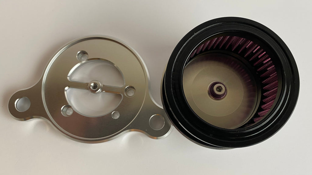 Filtre à air Rough Crafts chrome Sportster Harley Davidson REF MCS 933808