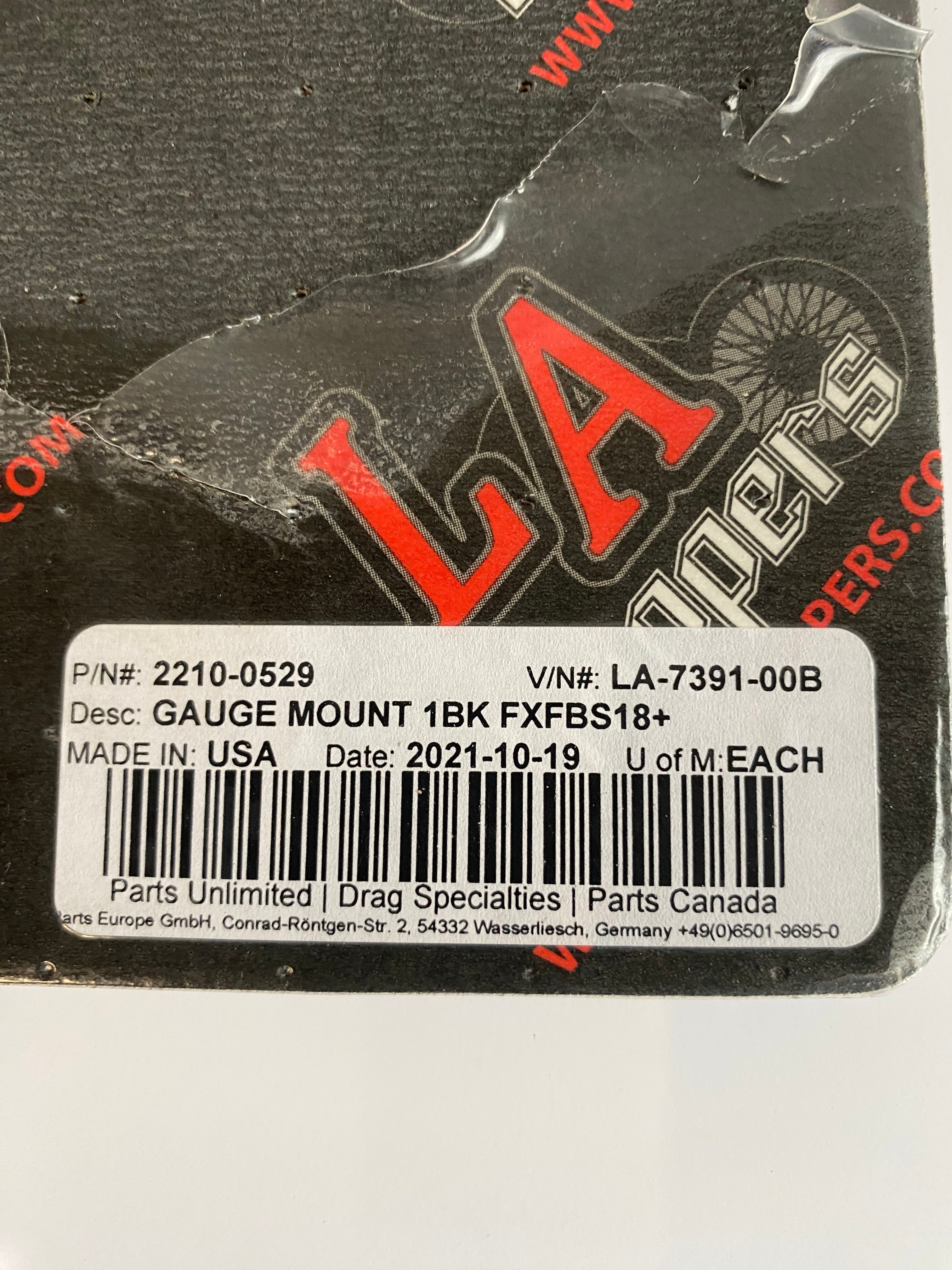 Support de compteur Street Bob / Breakout Harley Davidson REF Drag 2210-0529