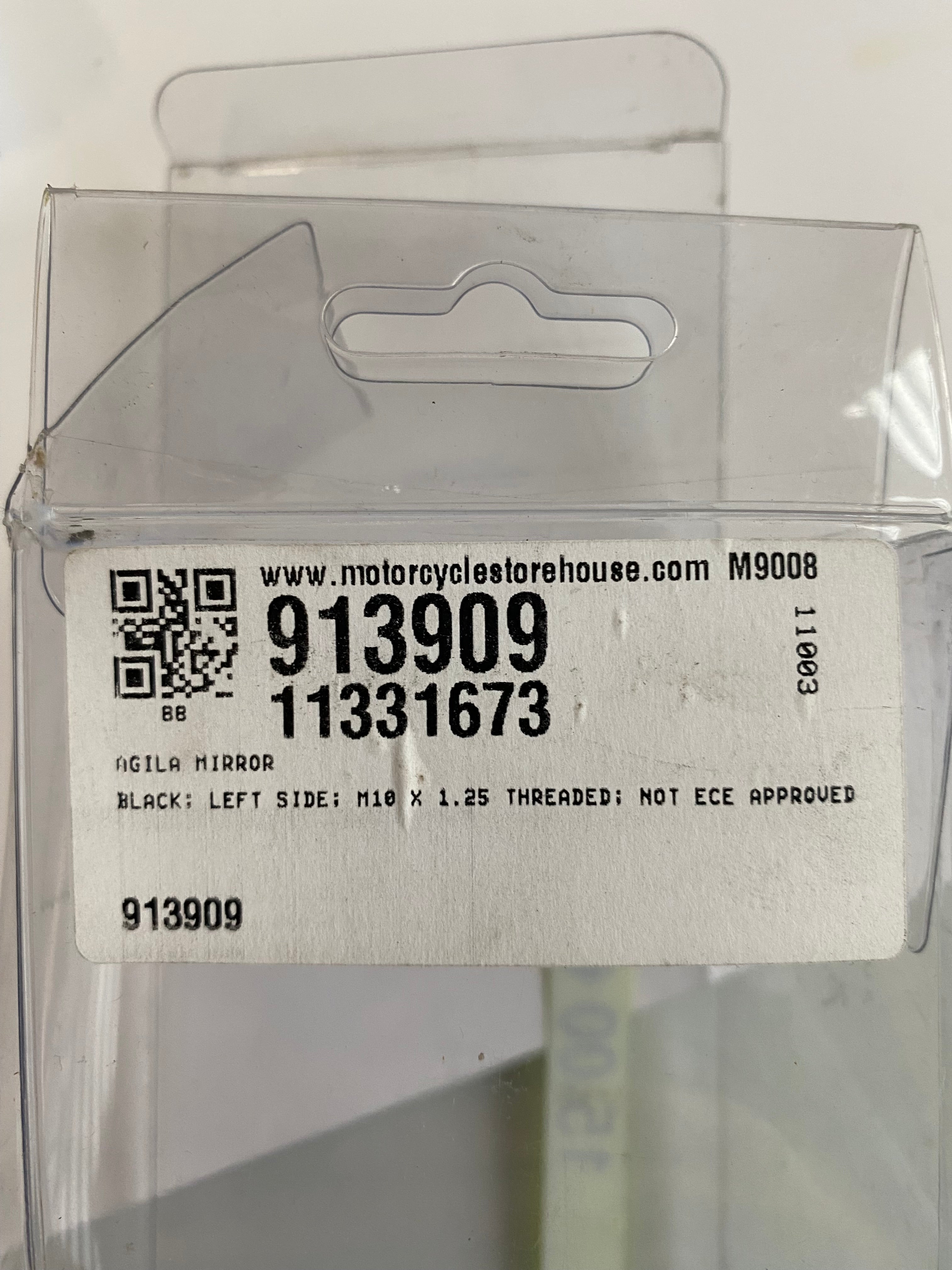 Rétroviseur noir mat gauche AGILA Harley Davidson REF MCS 913909