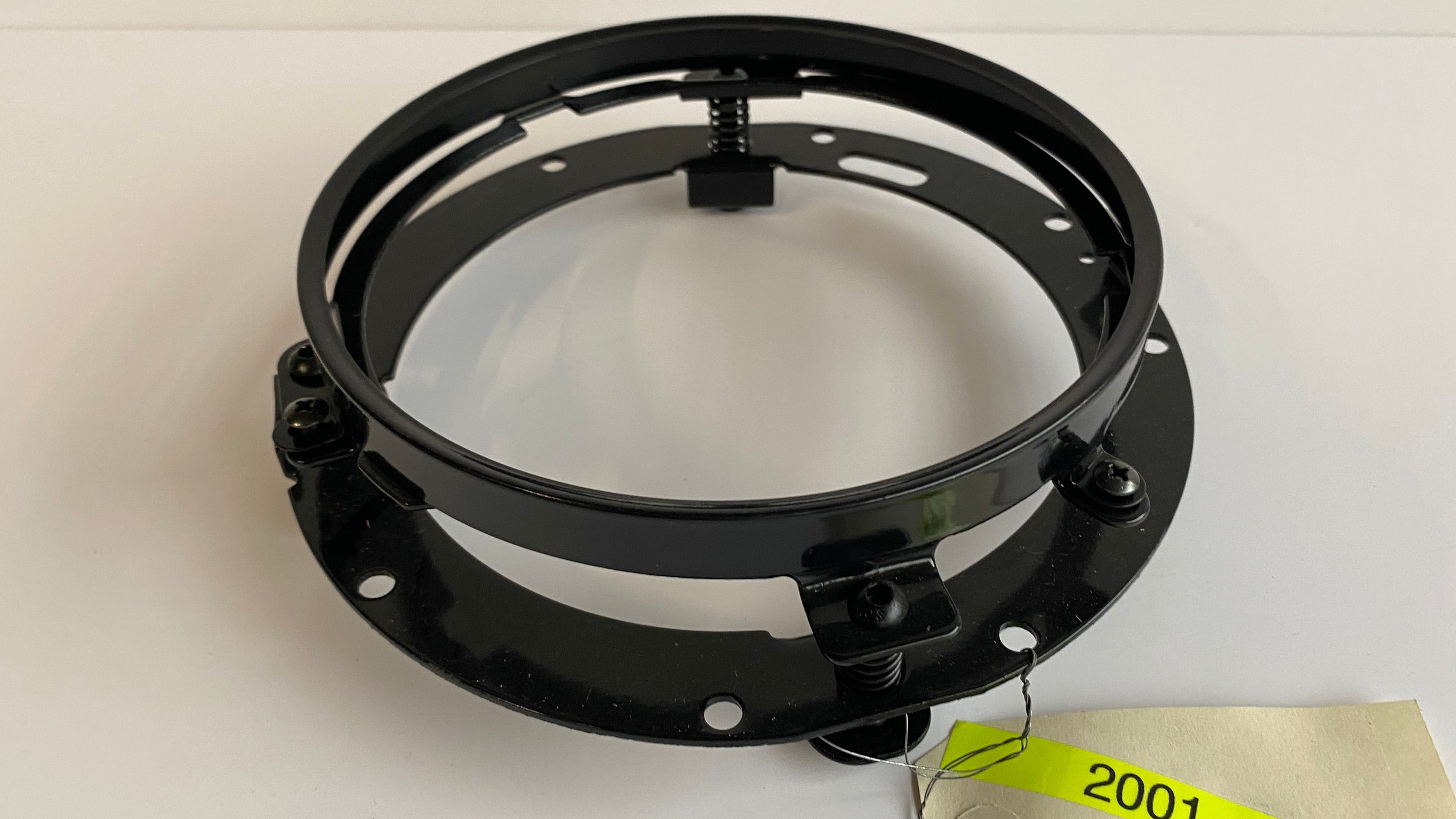 Support optique de phare LED noir 7 pouces Touring Harley Davidson REF Drag 2001-1106