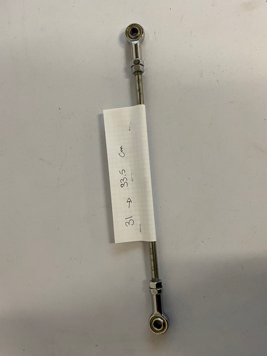 New shift rod ball joints and nickel-plated steel rod Harley Davidson 31=&gt;33.5 cm