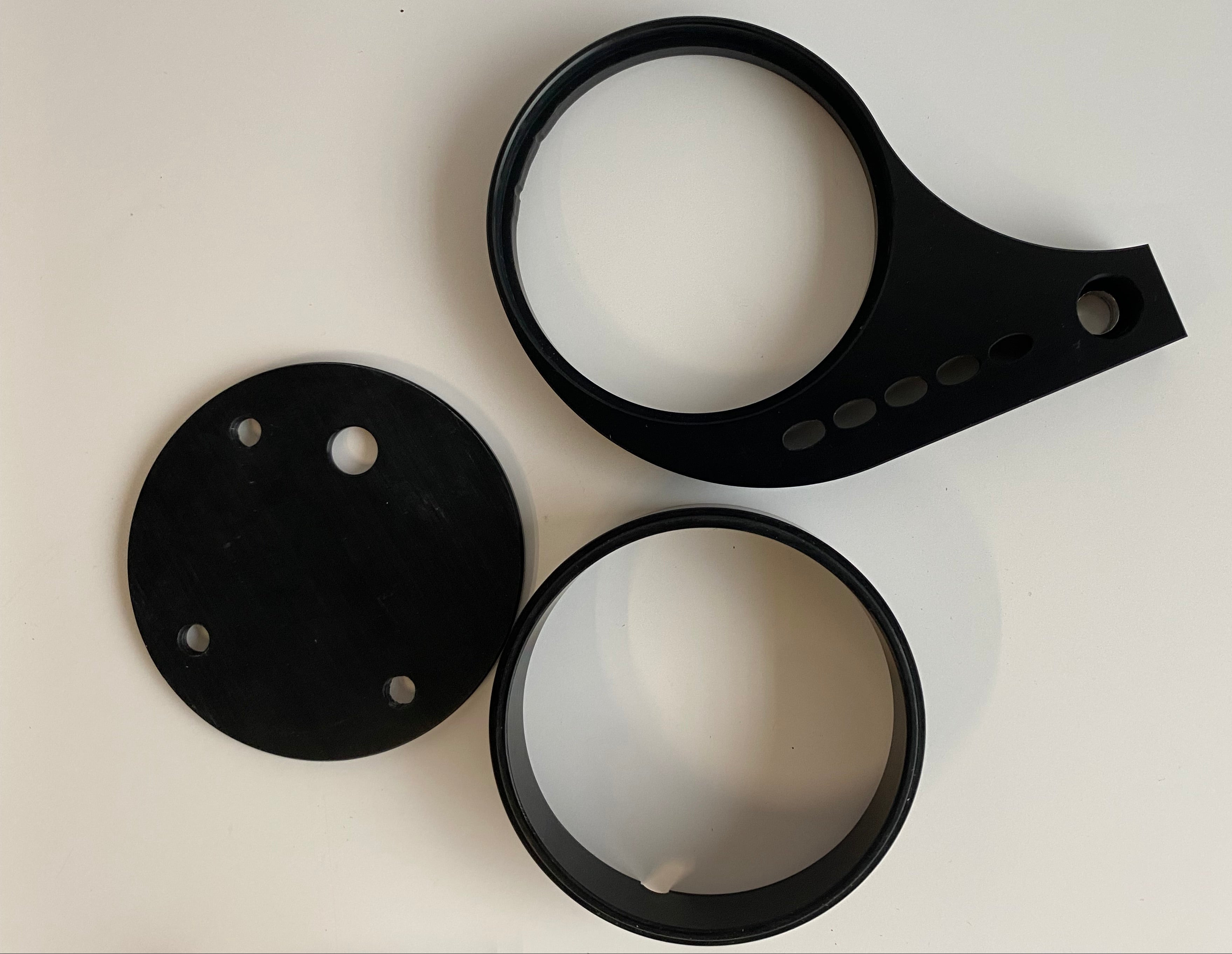 Support de compteur noir latéral Sportster Harley Davidson REF MCS 911332