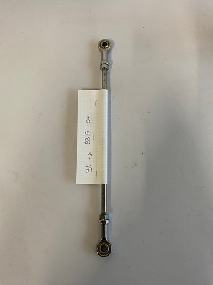 New shift rod ball joints and nickel-plated steel rod Harley Davidson 31=&gt;33.5 cm