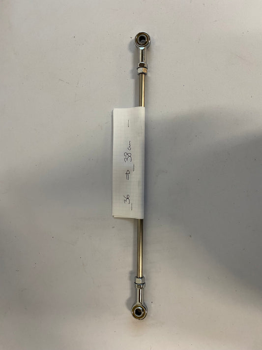 Selector rod with new ball joints and stainless steel rod Harley Davidson 36=&gt;38 cm